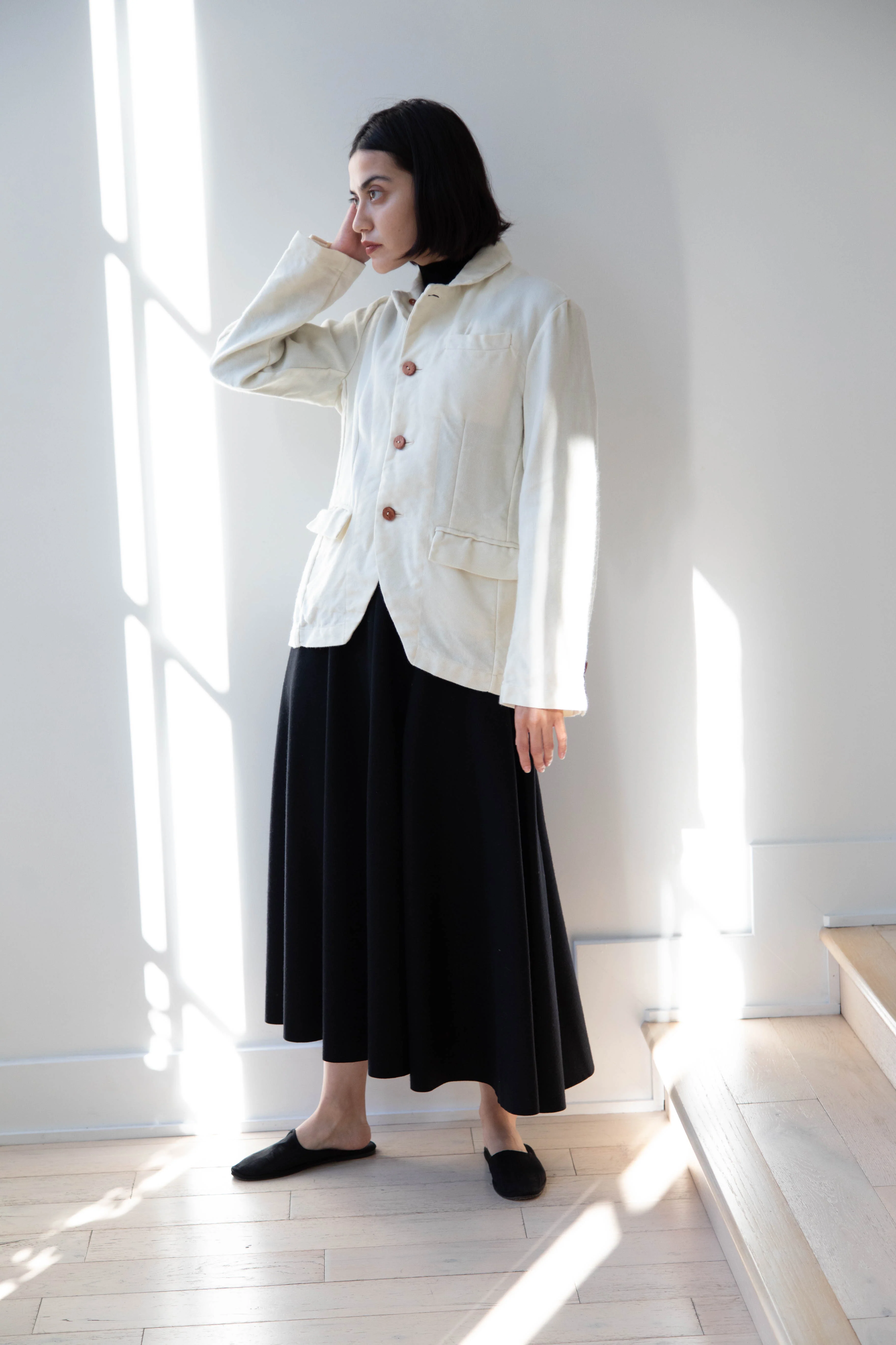 Risa Nakamura | Jacket "E" in Washed Wool - Image 25