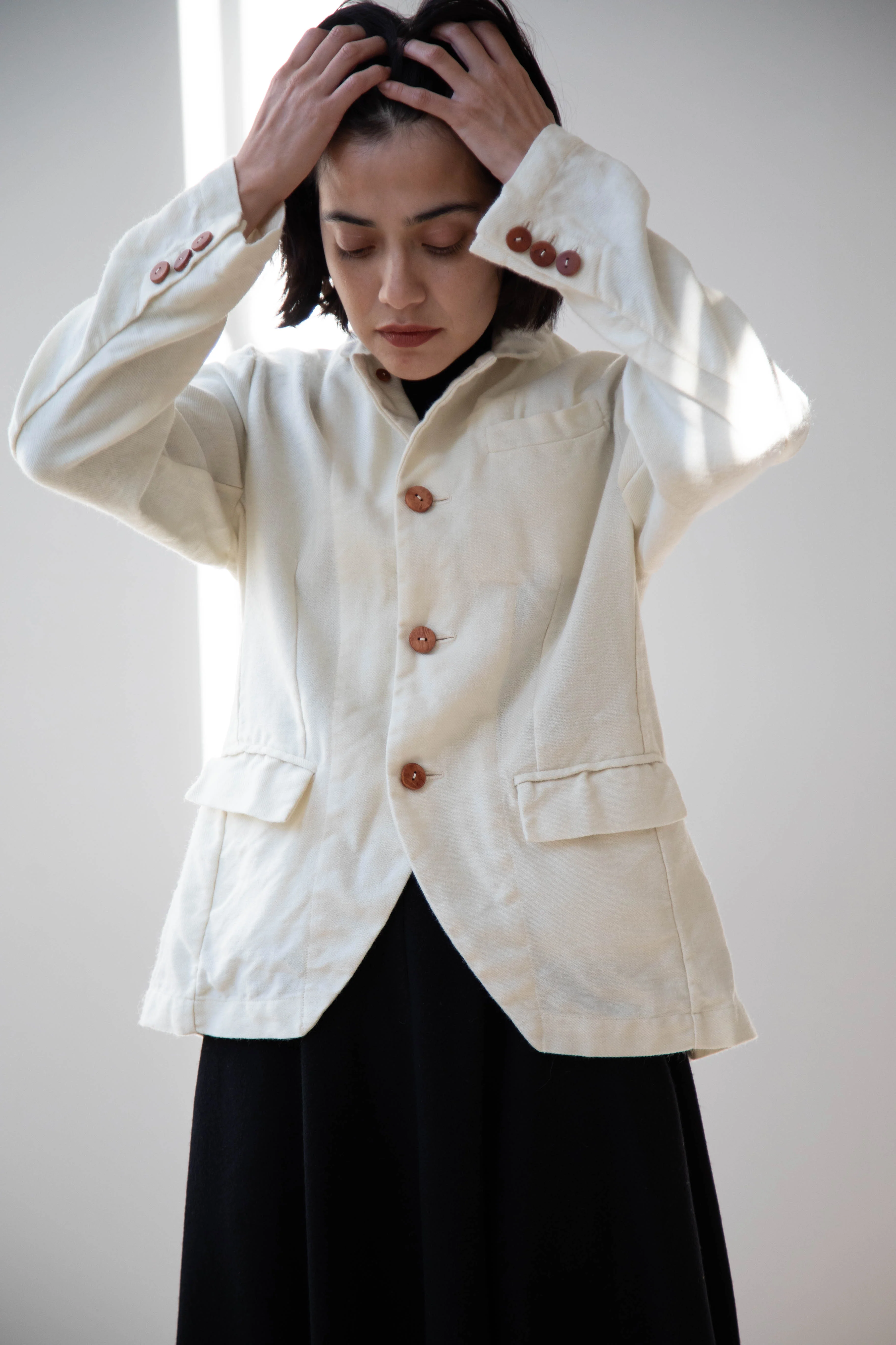 Risa Nakamura | Jacket "E" in Washed Wool - Image 26