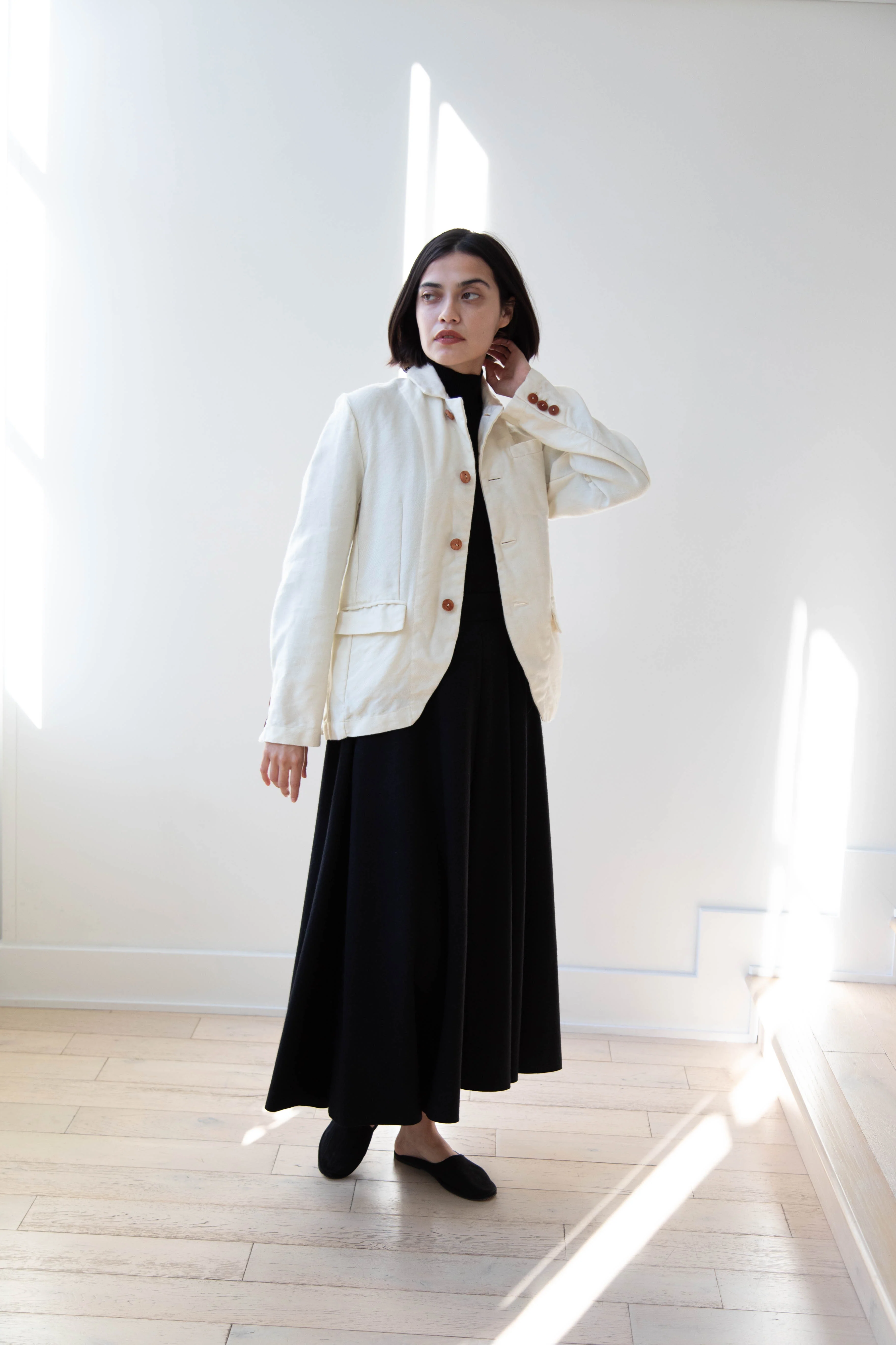 Risa Nakamura | Jacket "E" in Washed Wool - Image 28