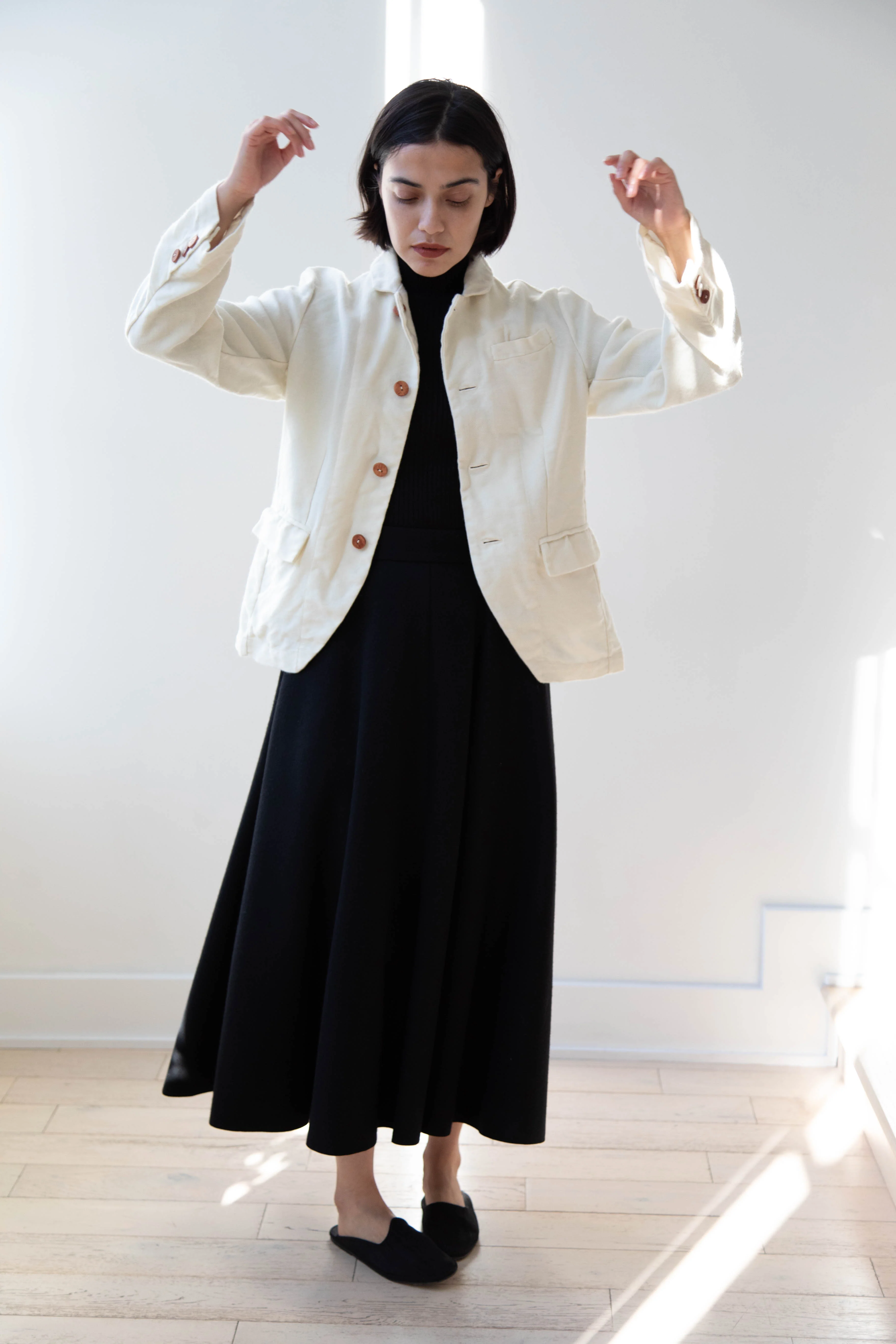Risa Nakamura | Jacket "E" in Washed Wool - Image 30