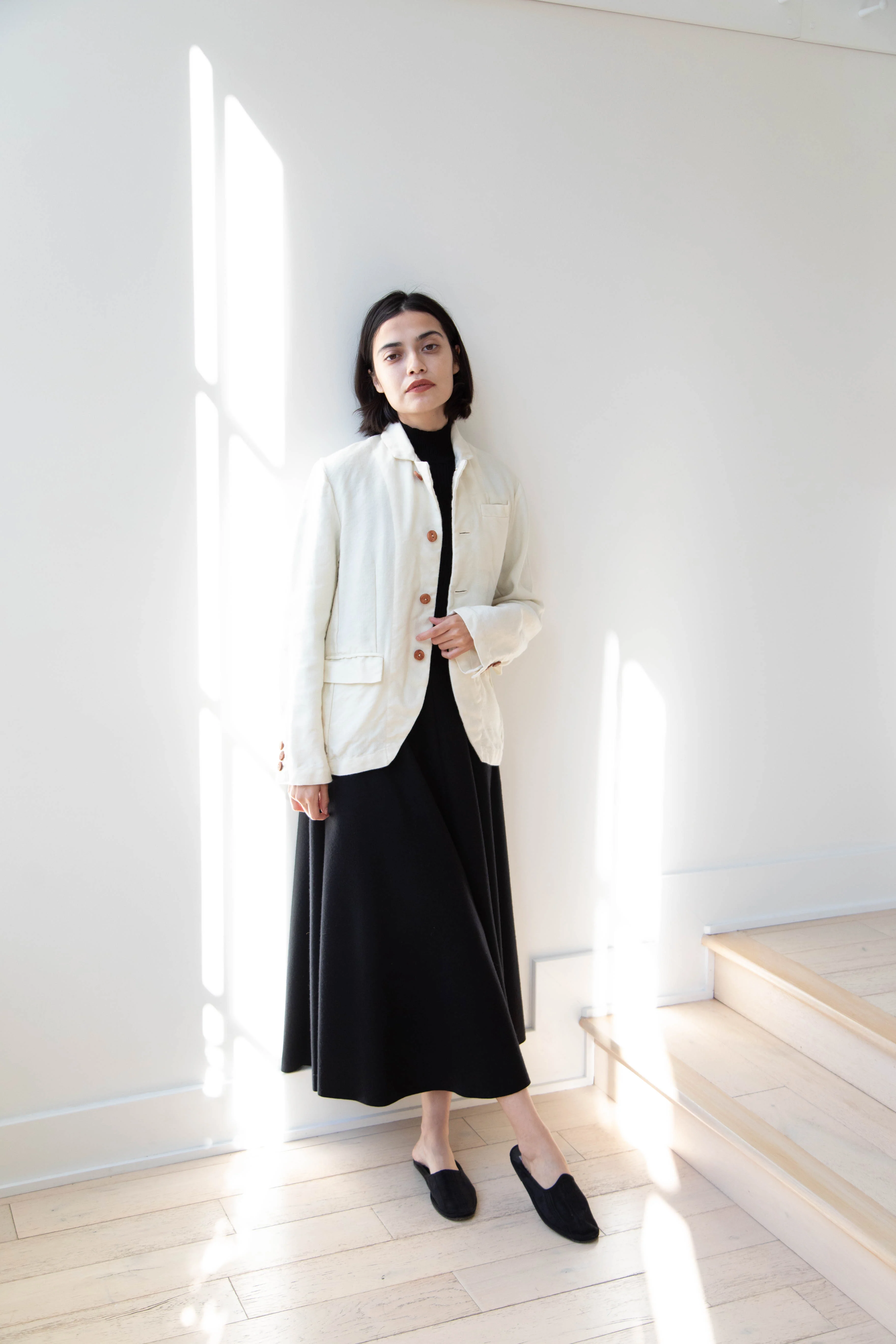 Risa Nakamura | Jacket "E" in Washed Wool - Image 32