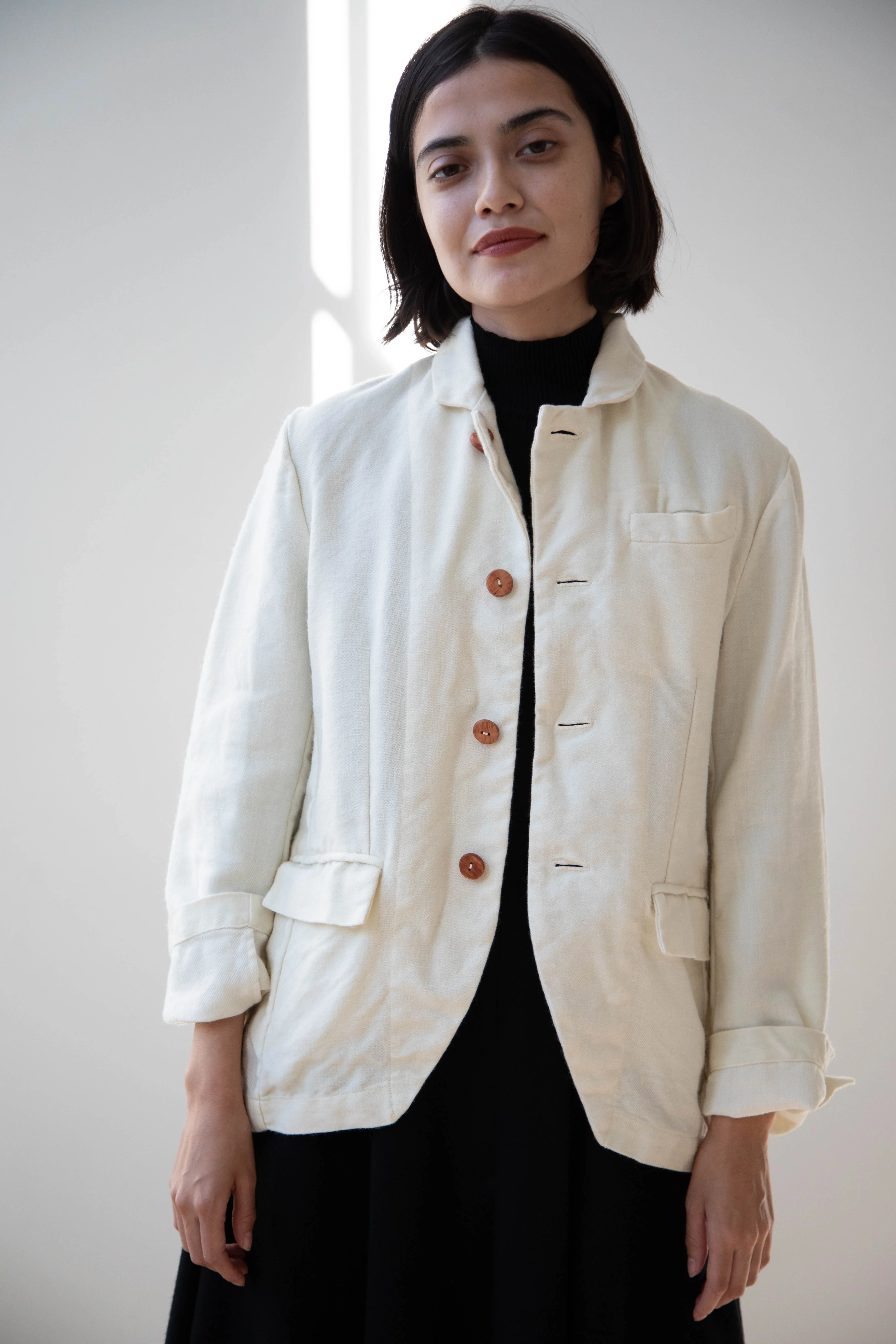 Risa Nakamura | Jacket "E" in Washed Wool - Image 33