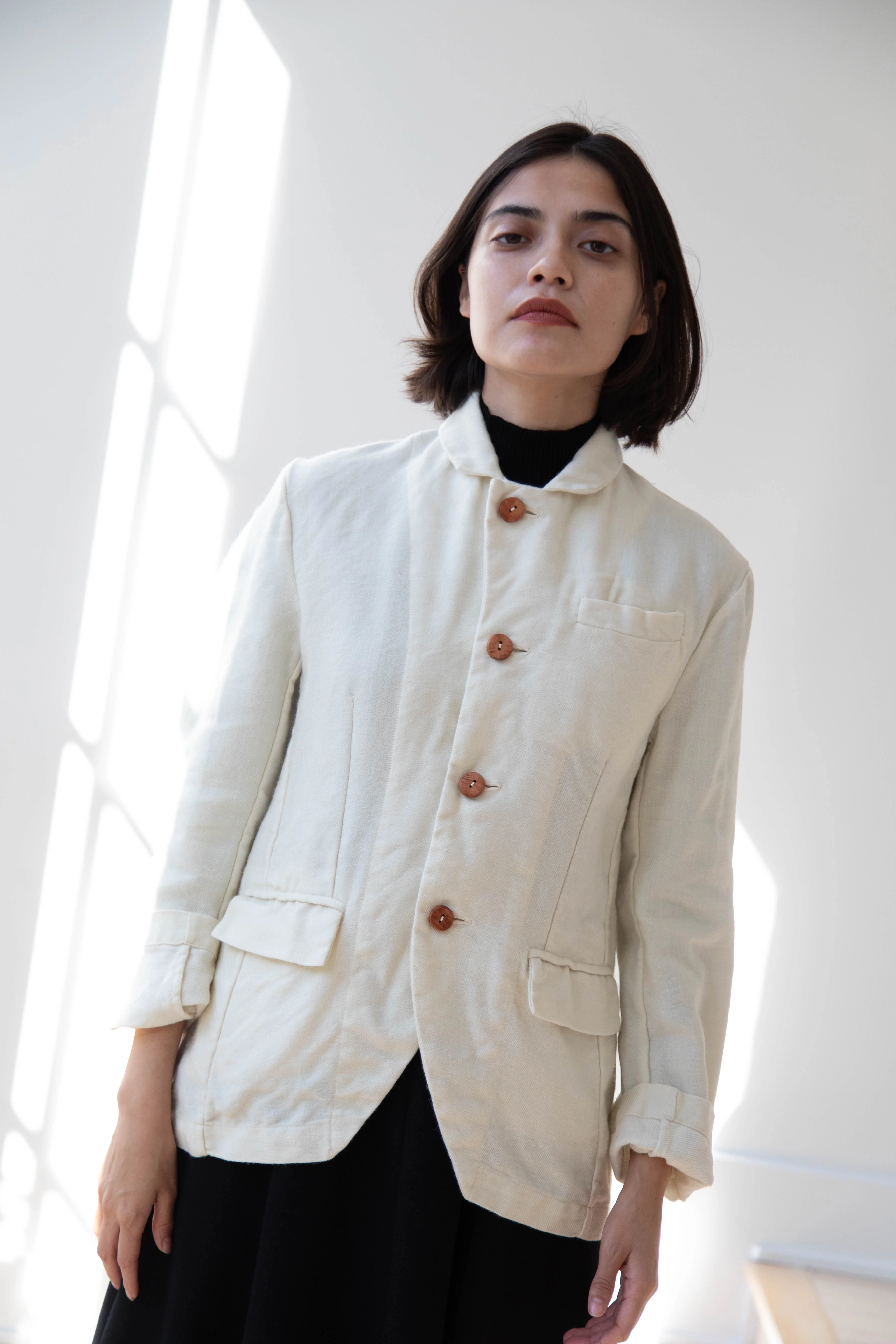 Risa Nakamura | Jacket "E" in Washed Wool - Image 35