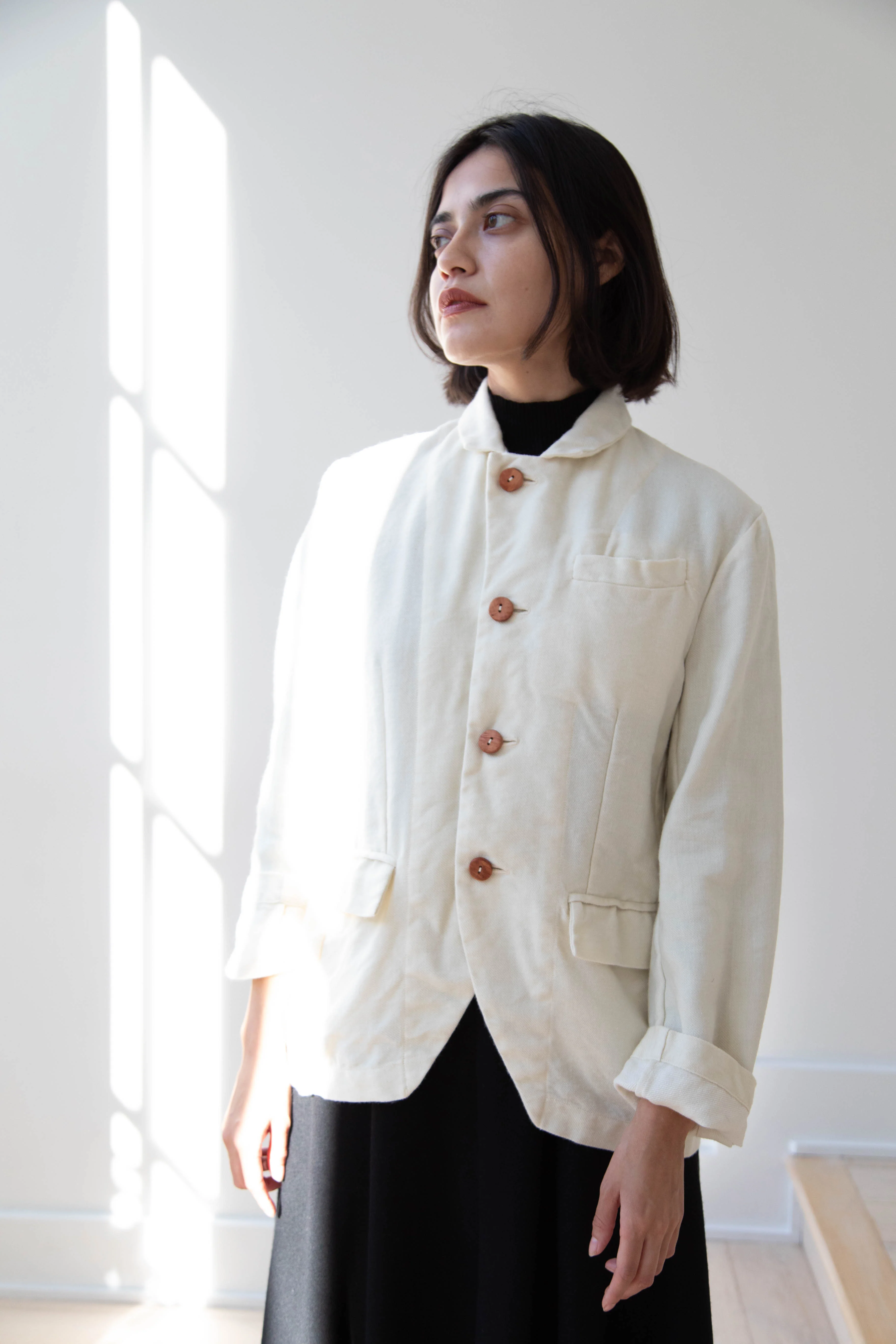 Risa Nakamura | Jacket "E" in Washed Wool - Image 37