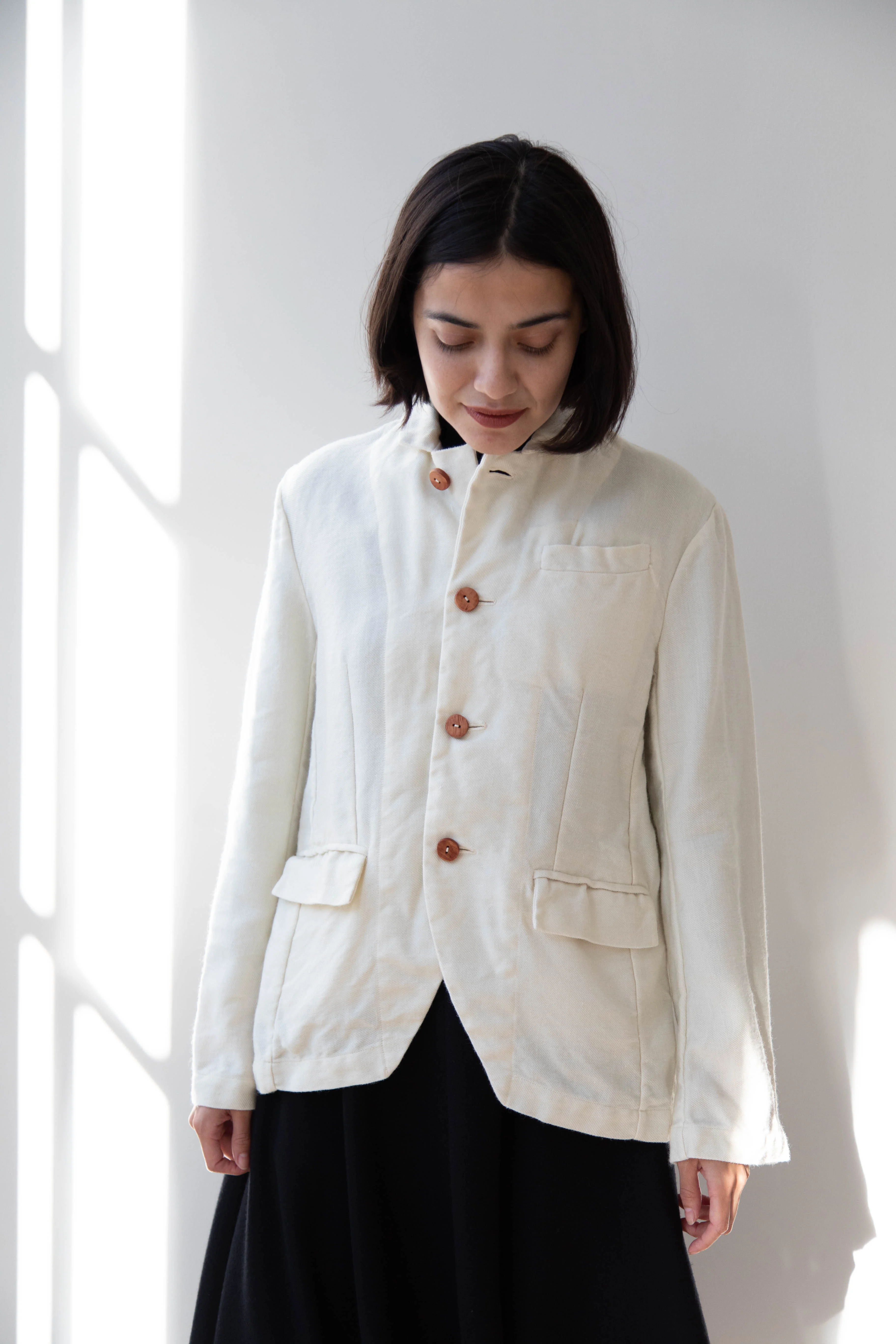 Risa Nakamura | Jacket "E" in Washed Wool - Image 4