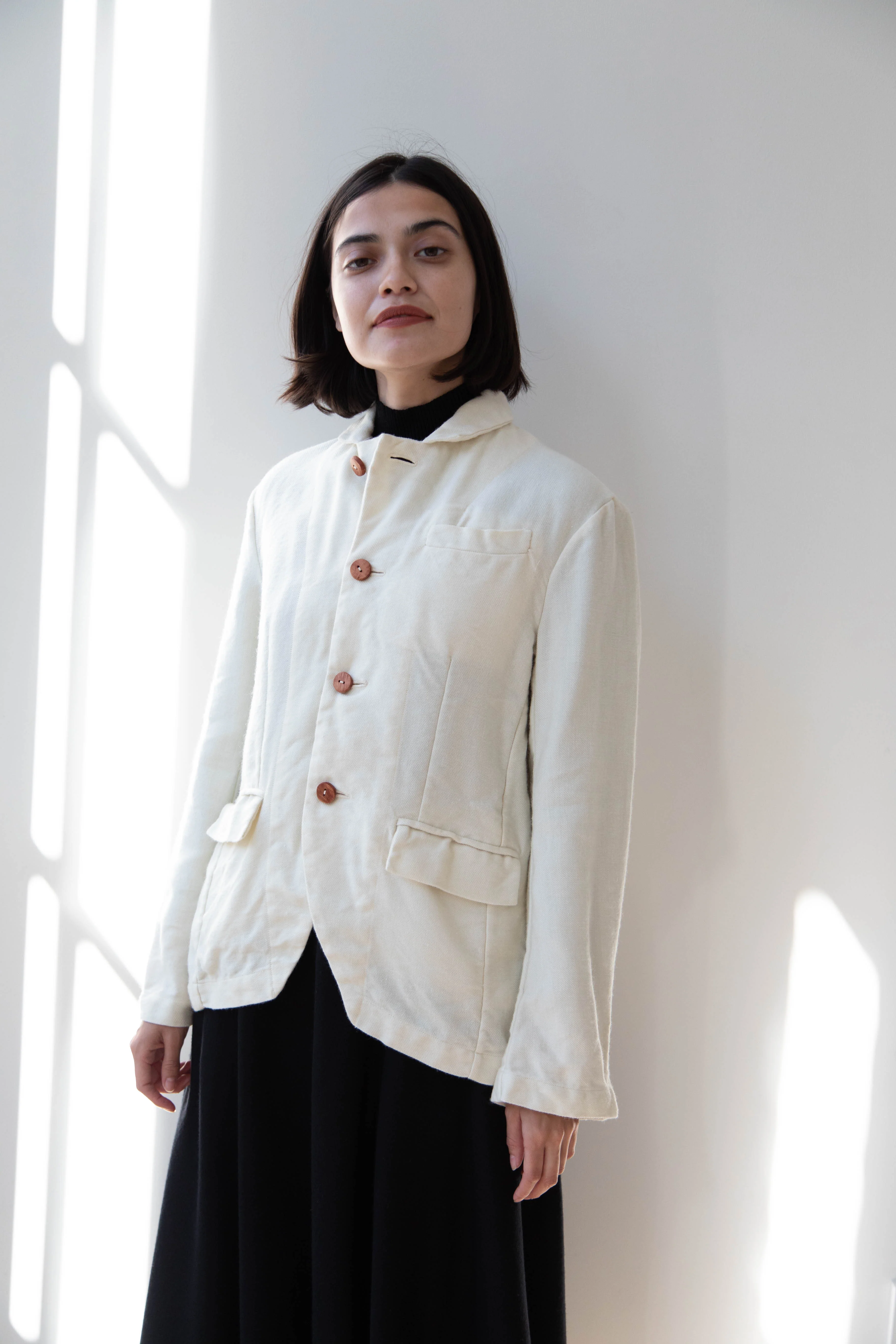 Risa Nakamura | Jacket "E" in Washed Wool - Image 5