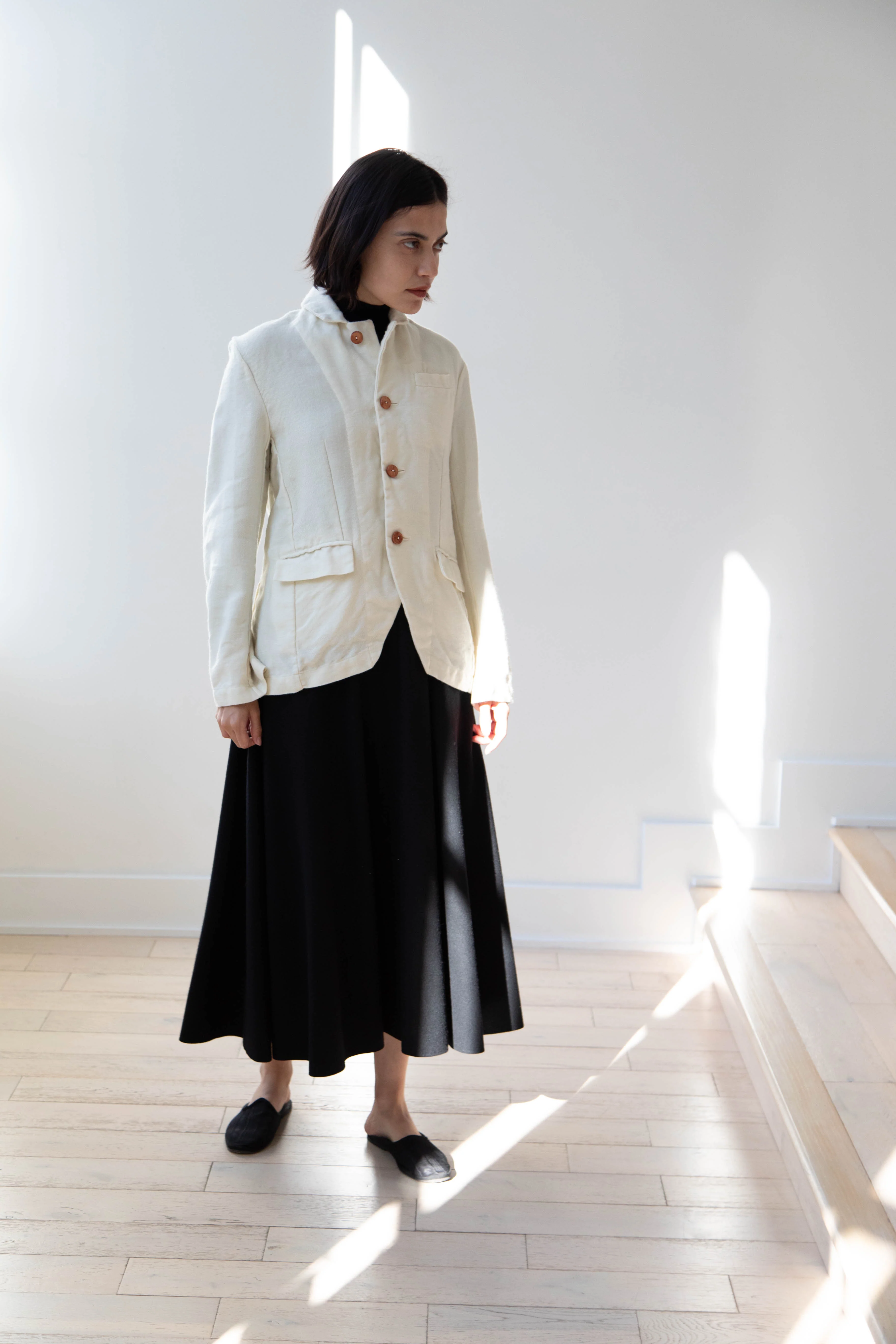 Risa Nakamura | Jacket "E" in Washed Wool - Image 7