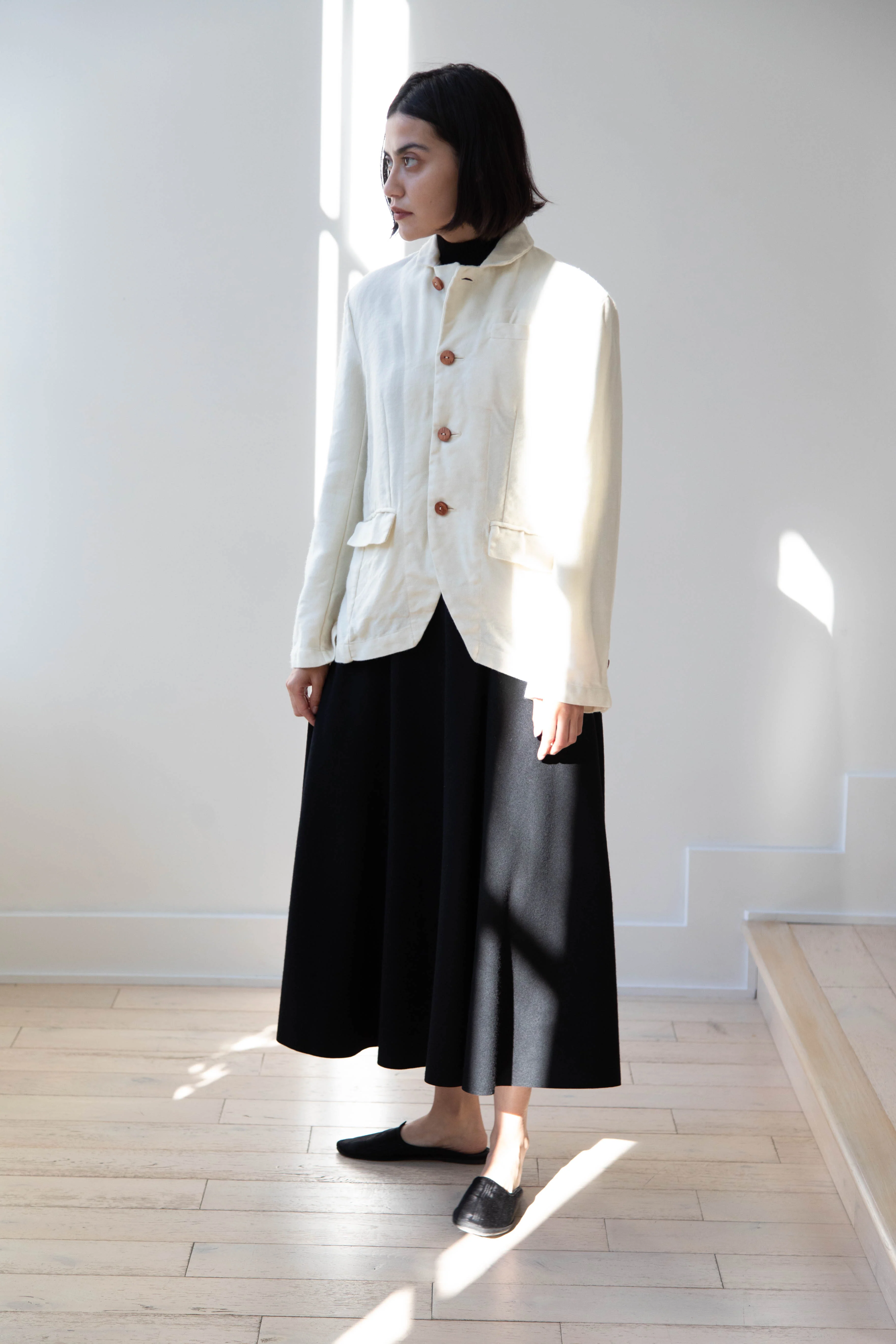 Risa Nakamura | Jacket "E" in Washed Wool - Image 8