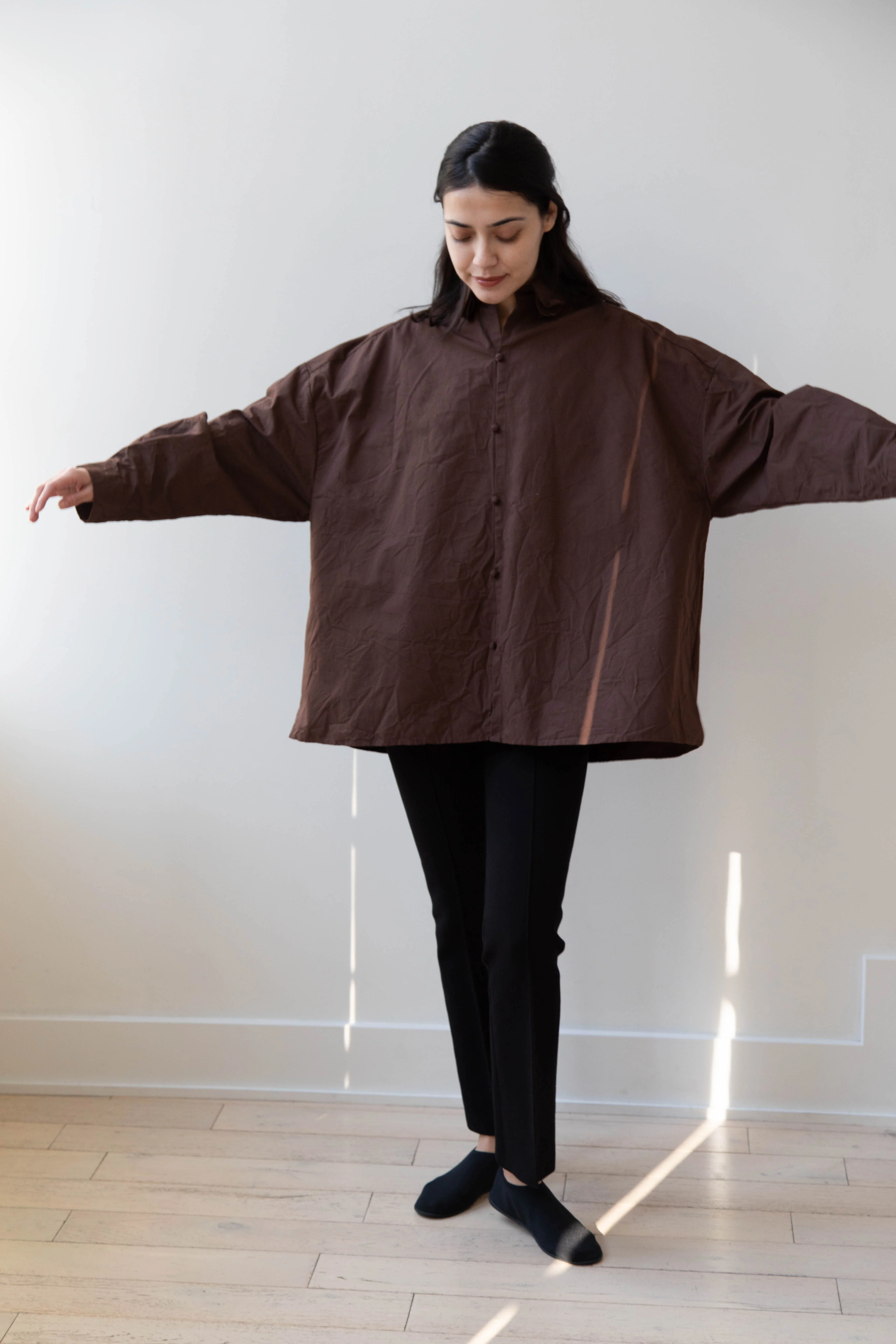 Risa Nakamura | Shirt B in Chestnut Brown - Image 10