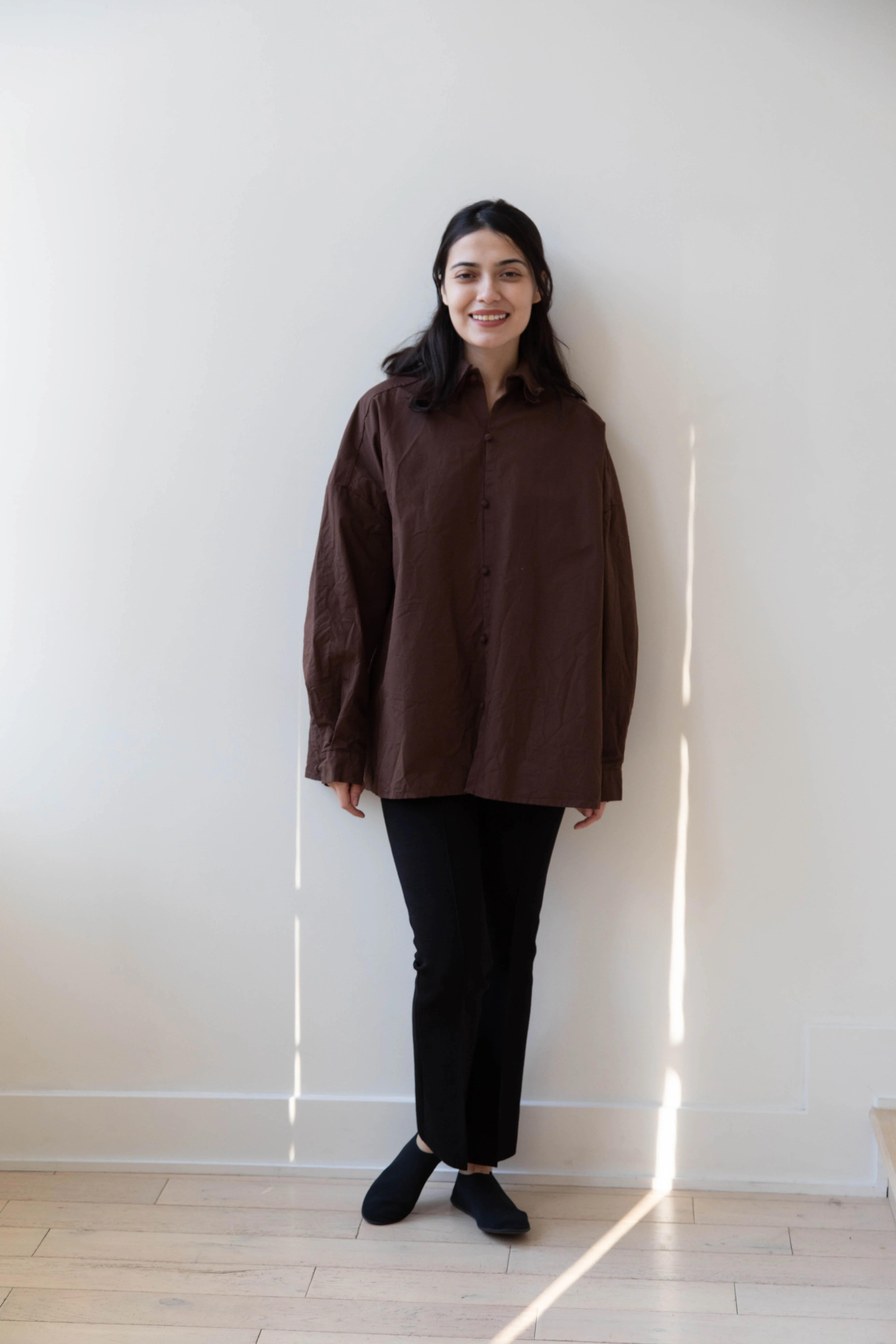 Risa Nakamura | Shirt B in Chestnut Brown - Image 11