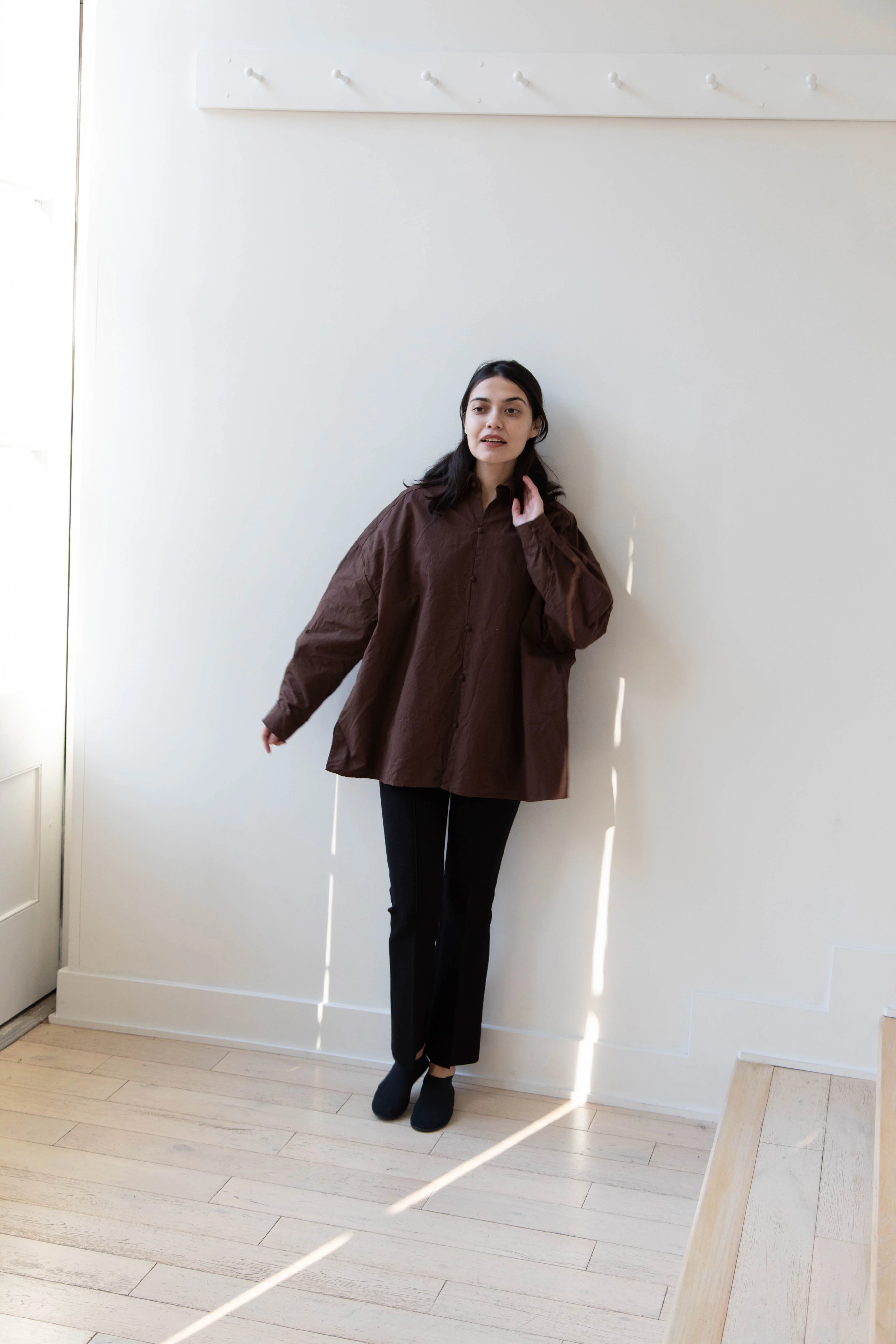 Risa Nakamura | Shirt B in Chestnut Brown - Image 12