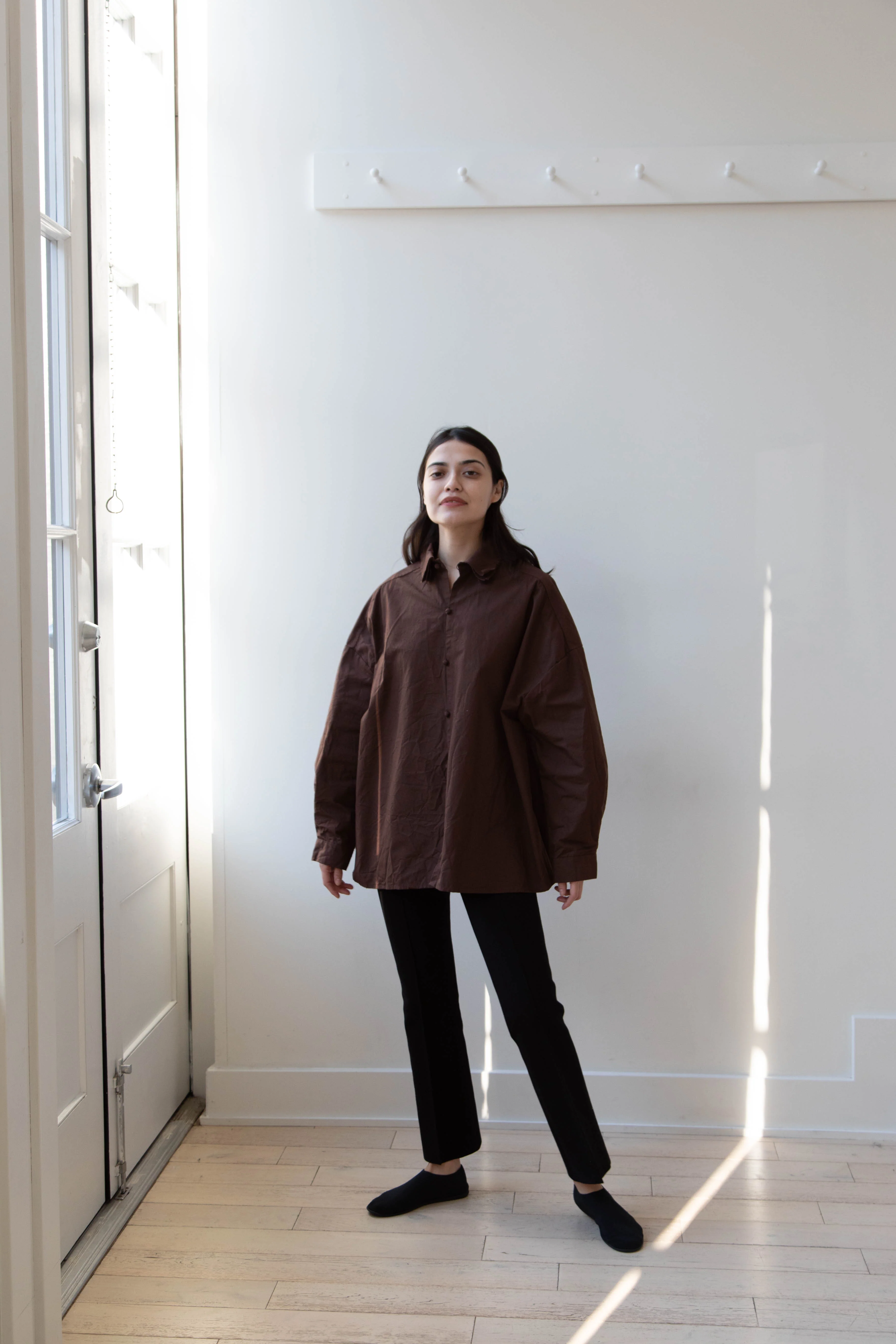 Risa Nakamura | Shirt B in Chestnut Brown - Image 14
