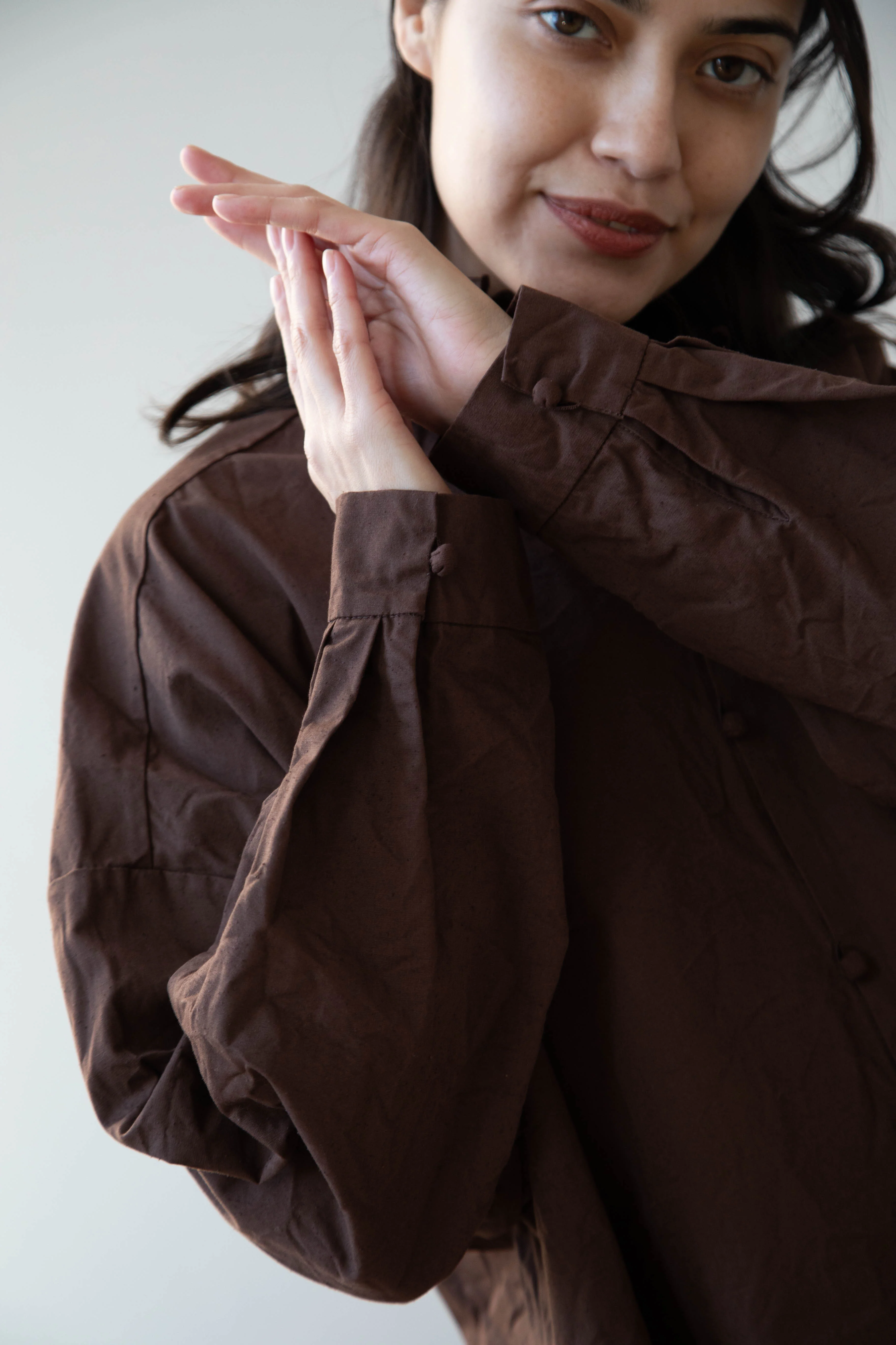 Risa Nakamura | Shirt B in Chestnut Brown - Image 15