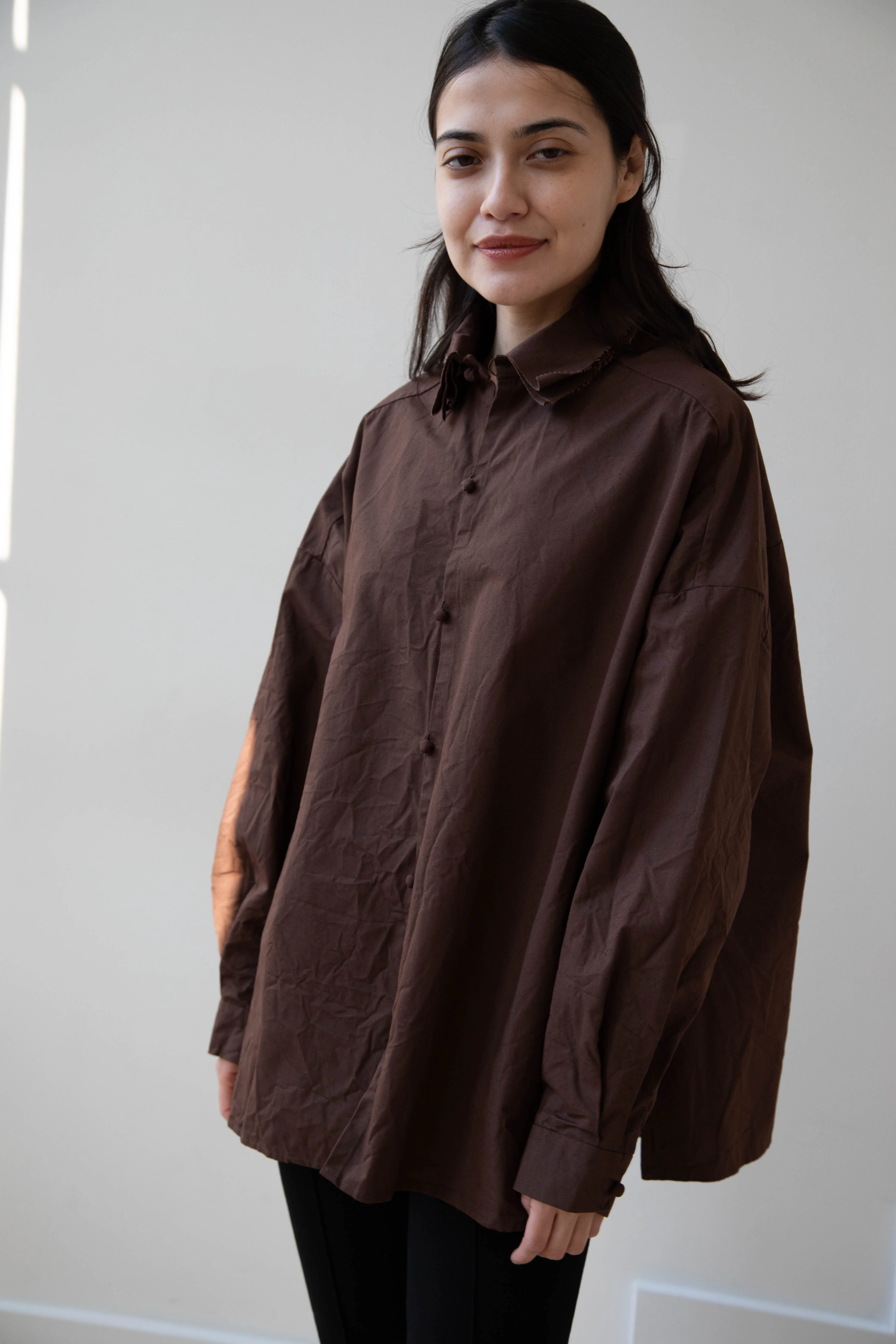 Risa Nakamura | Shirt B in Chestnut Brown - Image 20
