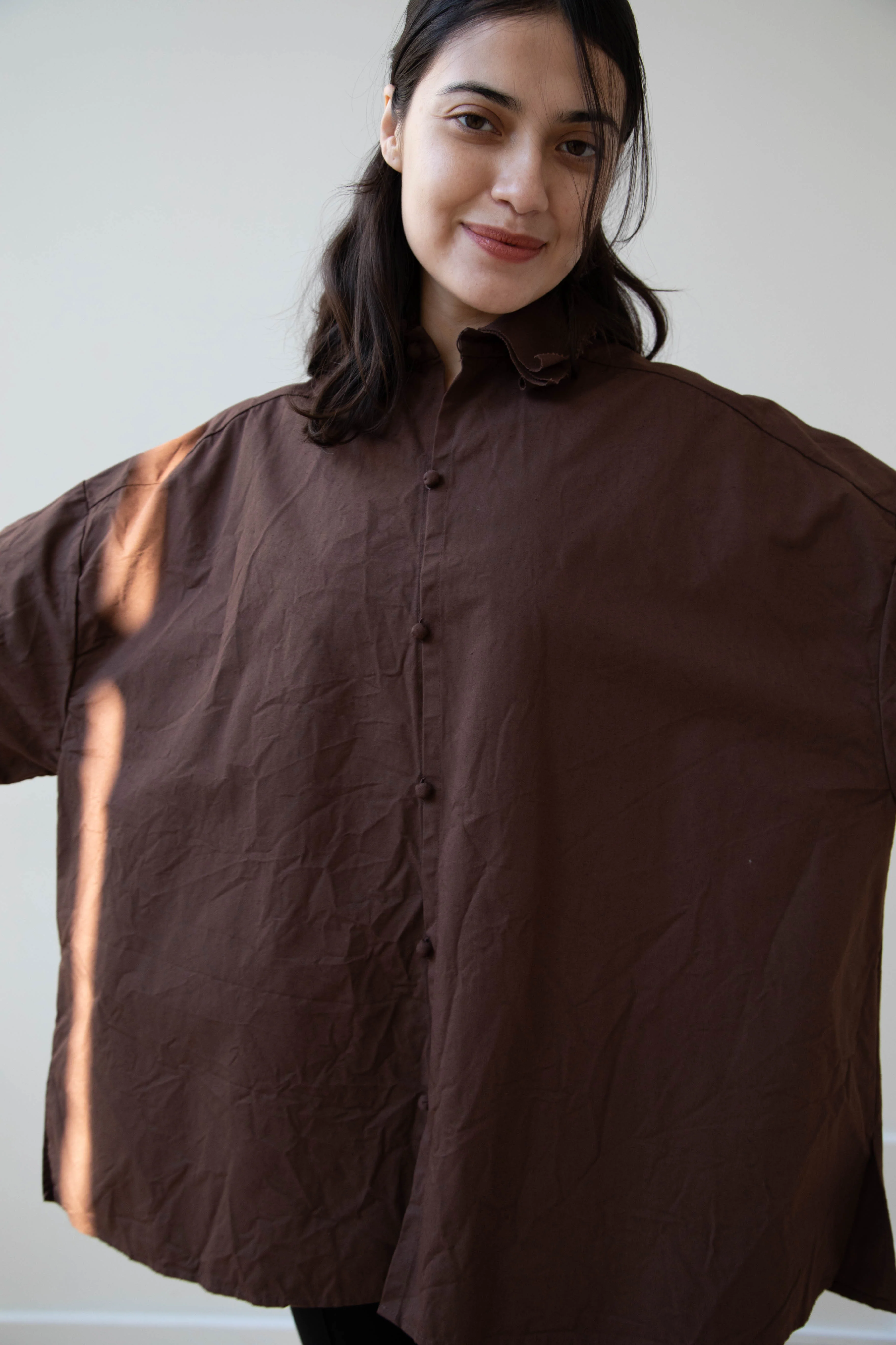 Risa Nakamura | Shirt B in Chestnut Brown - Image 22