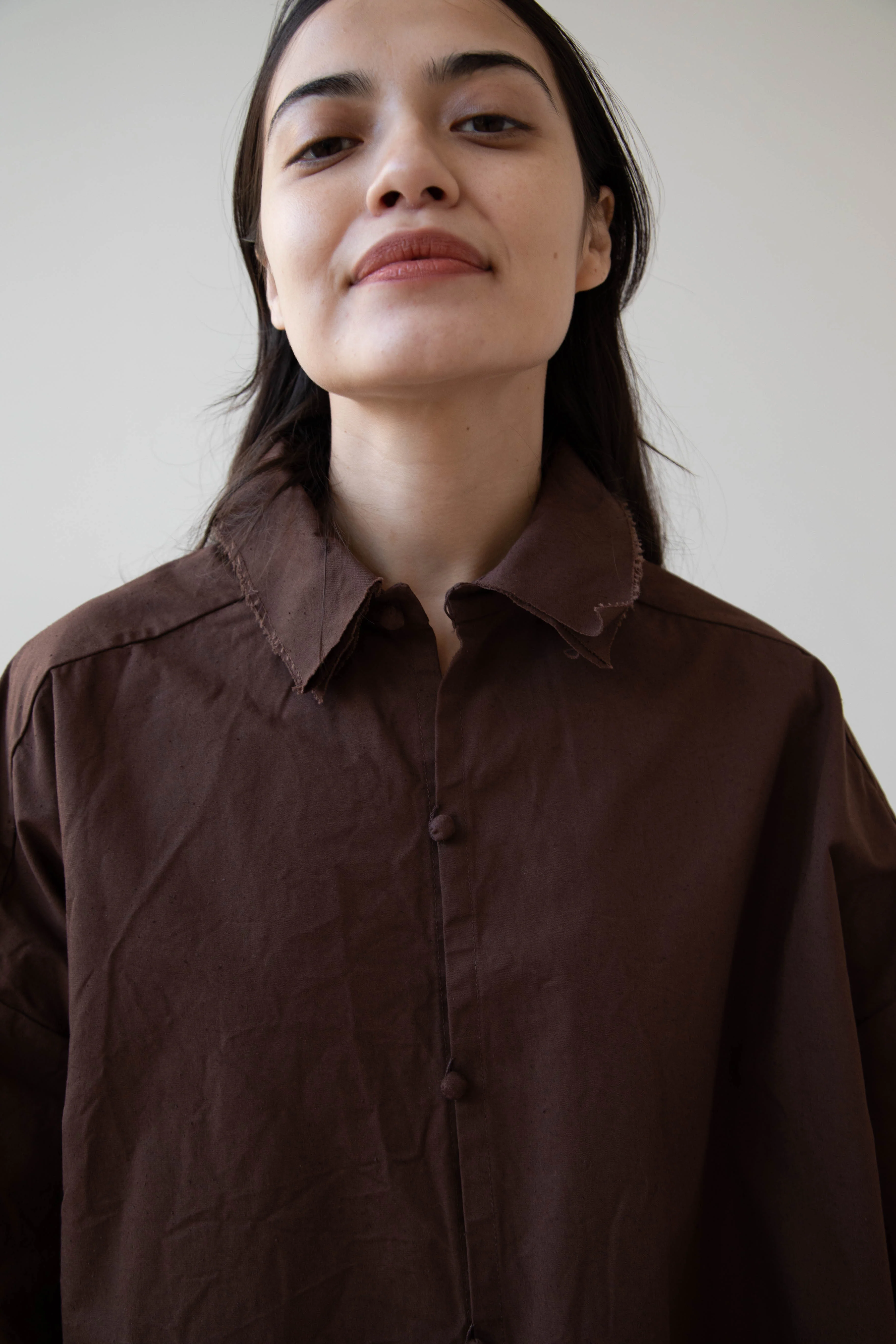 Risa Nakamura | Shirt B in Chestnut Brown - Image 23