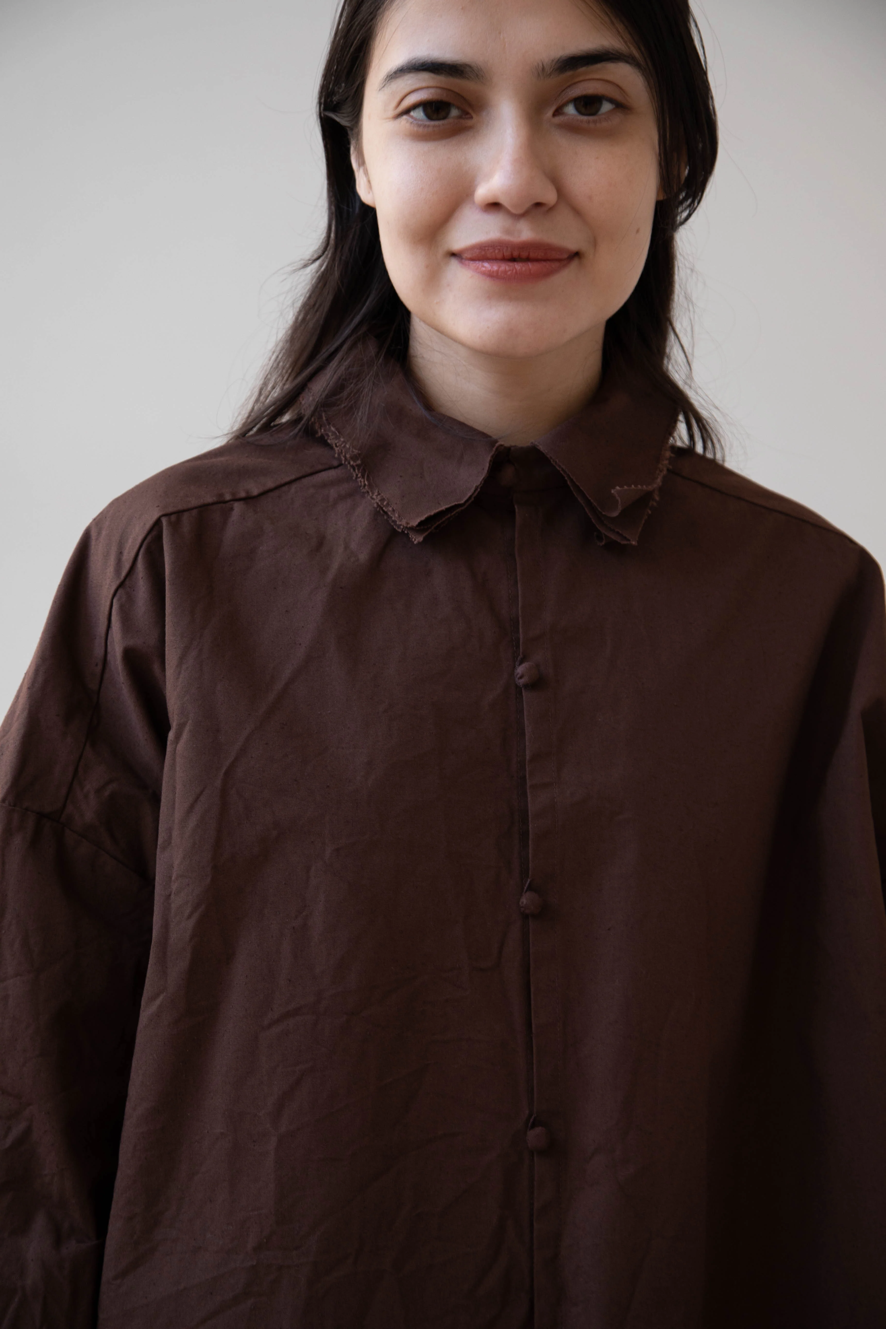 Risa Nakamura | Shirt B in Chestnut Brown - Image 24