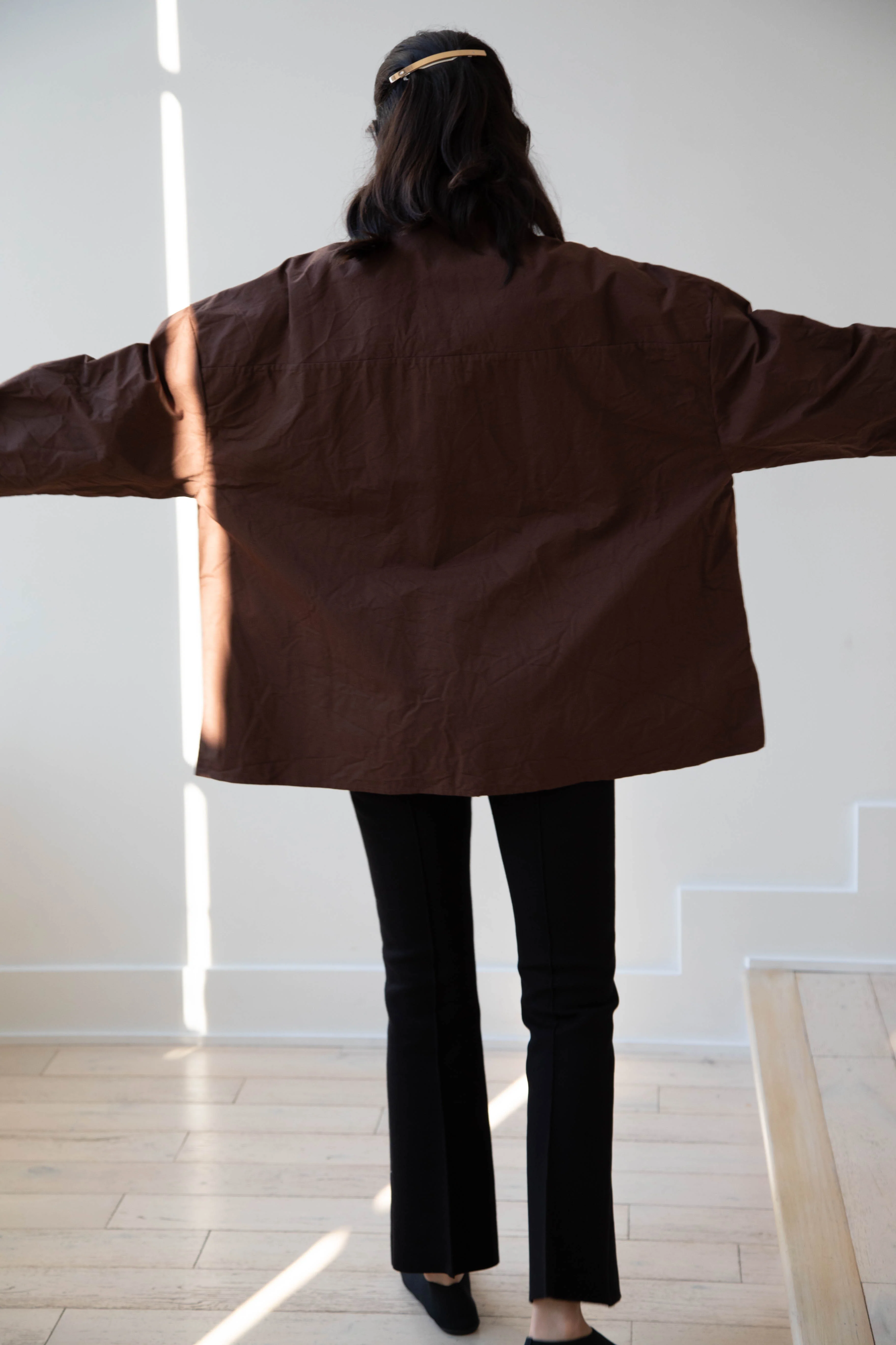 Risa Nakamura | Shirt B in Chestnut Brown - Image 27