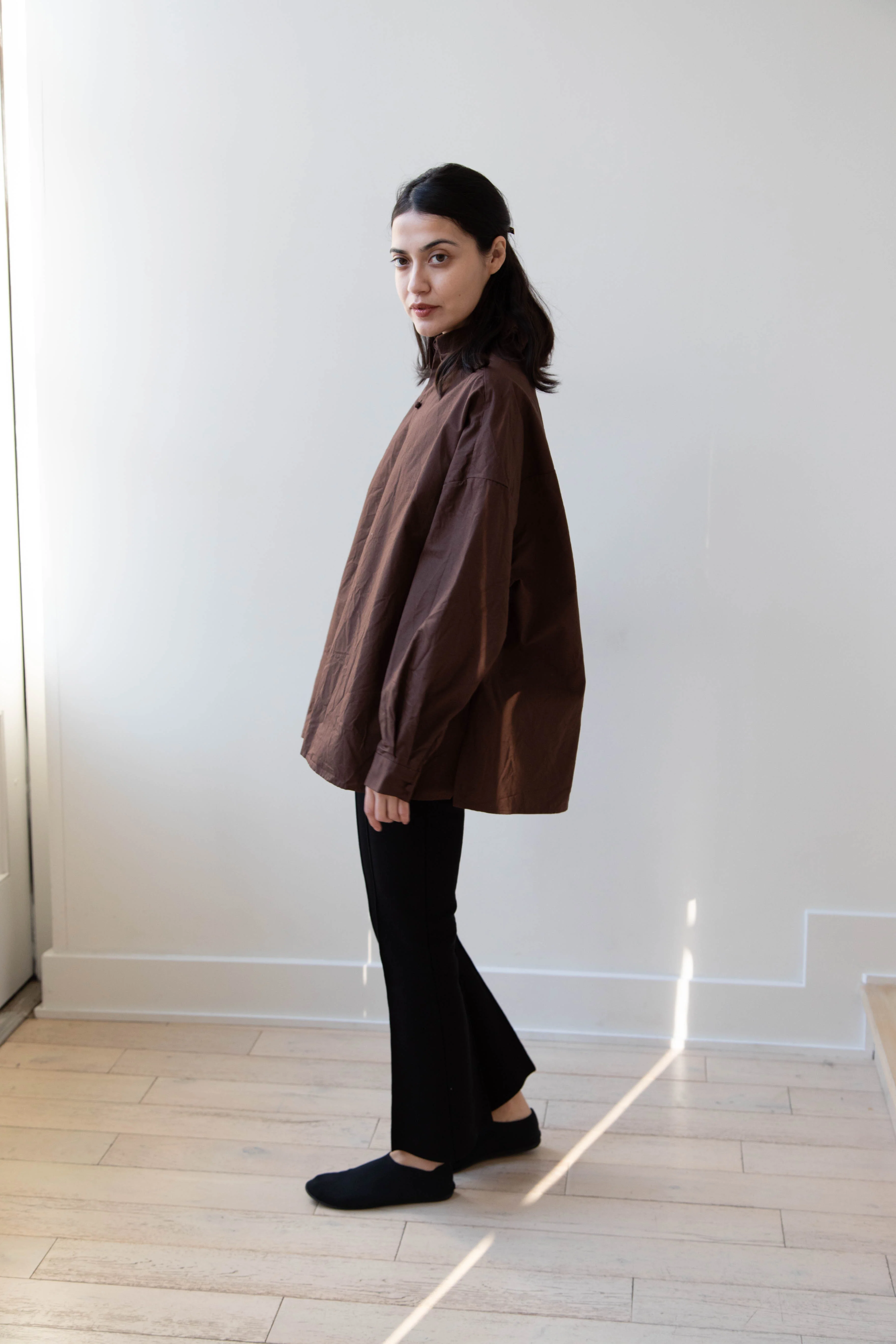 Risa Nakamura | Shirt B in Chestnut Brown - Image 6