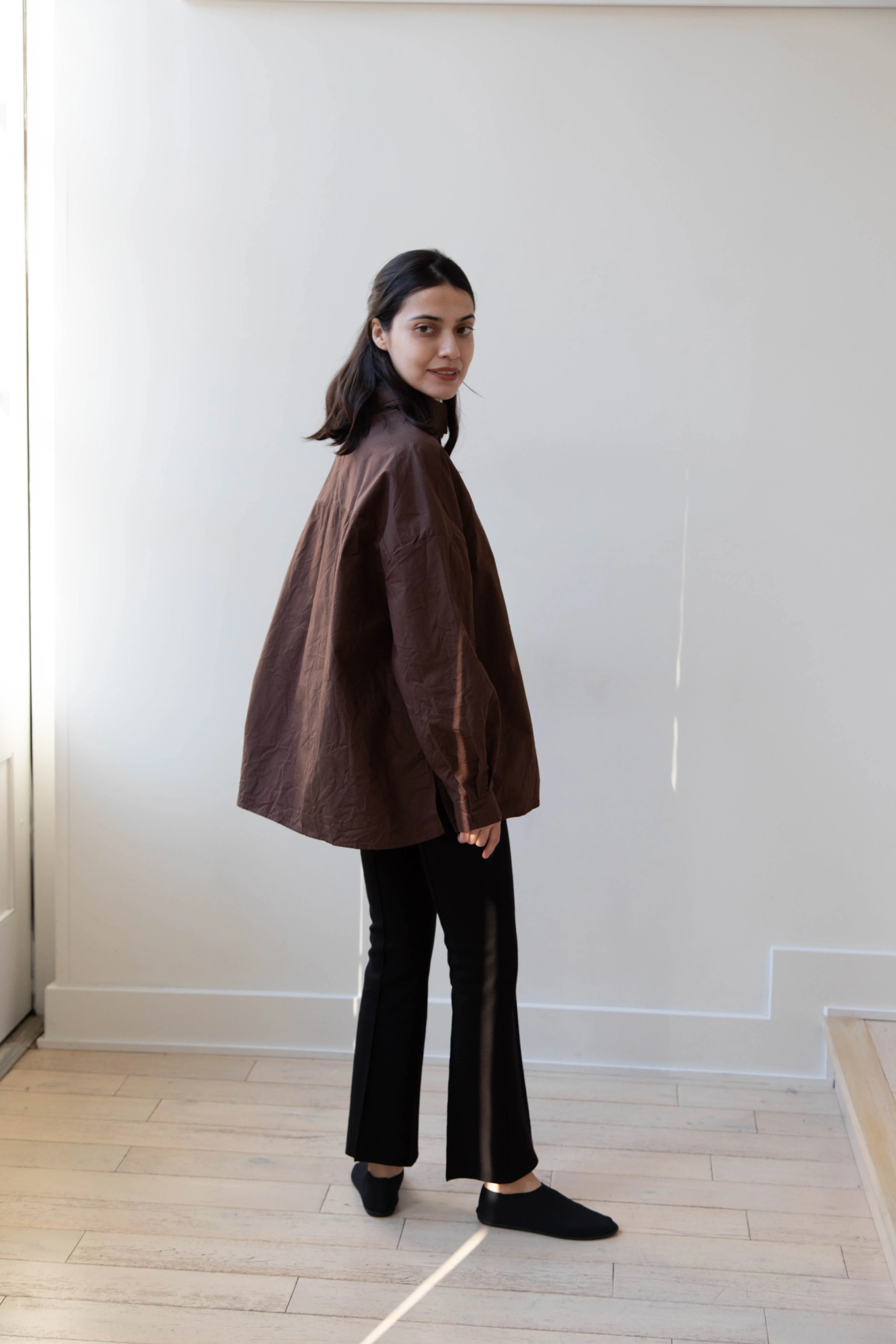 Risa Nakamura | Shirt B in Chestnut Brown - Image 8