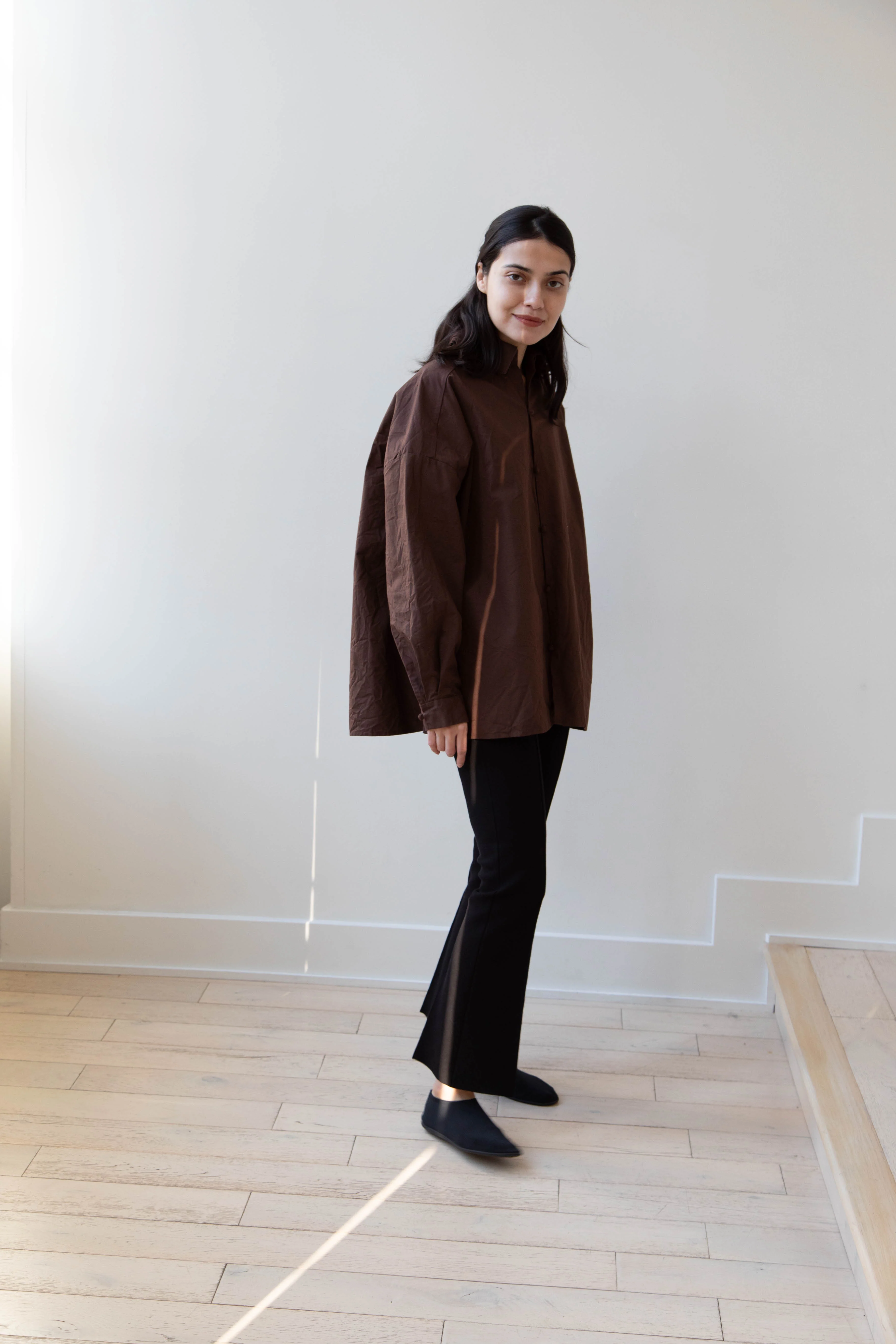 Risa Nakamura | Shirt B in Chestnut Brown - Image 9