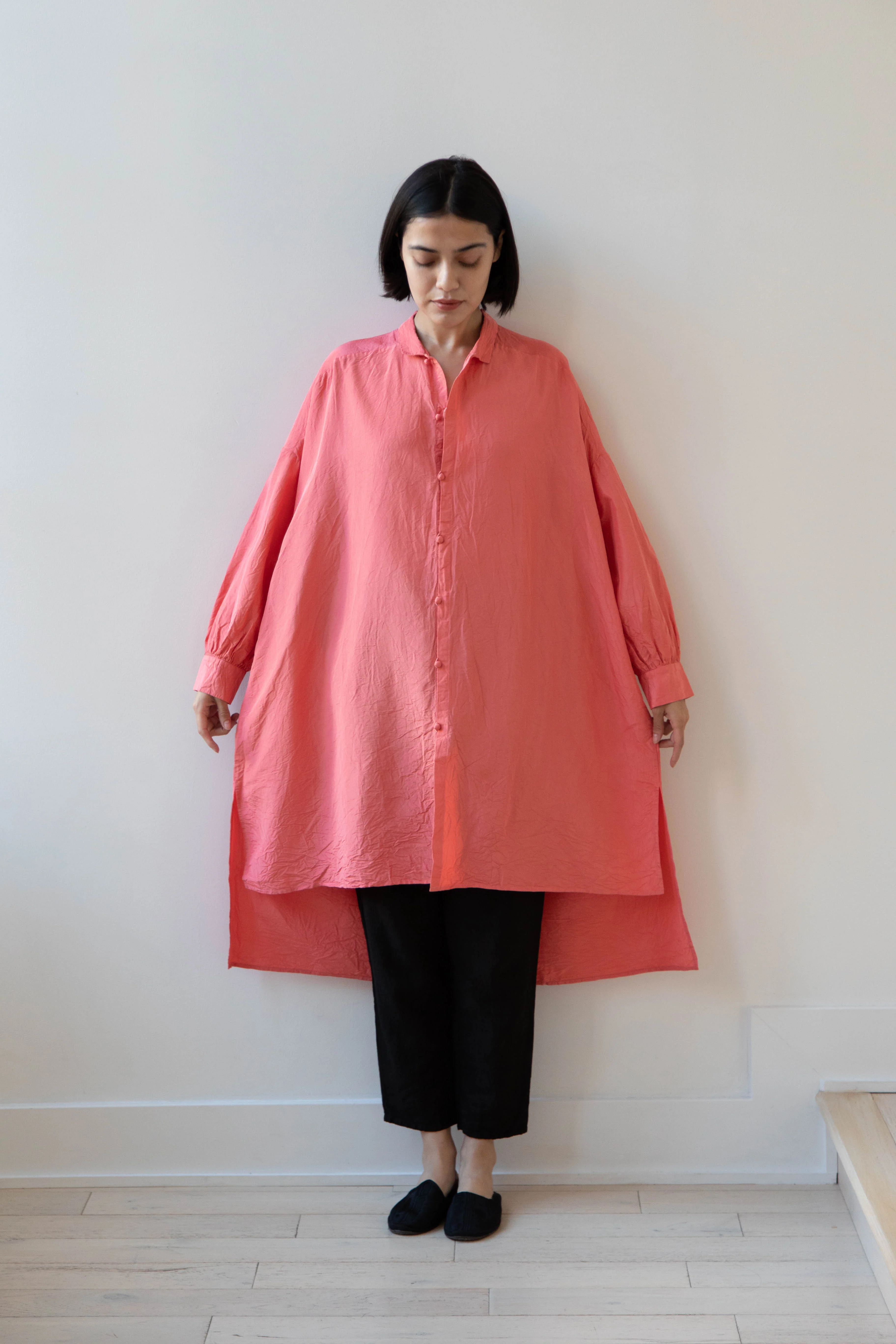 Risa Nakamura | Shirt "L" in Washed Silk - Image 11