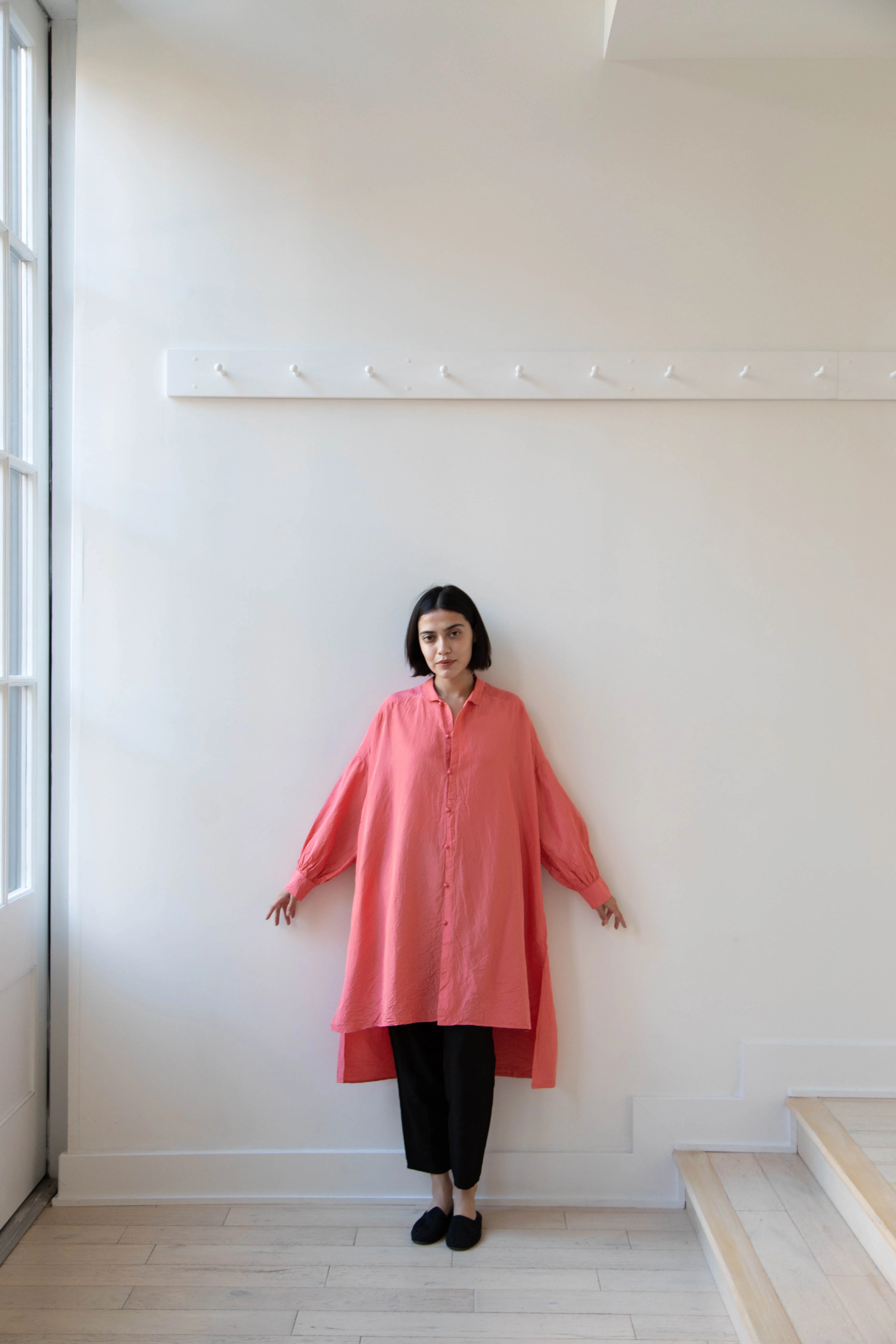 Risa Nakamura | Shirt "L" in Washed Silk - Image 12