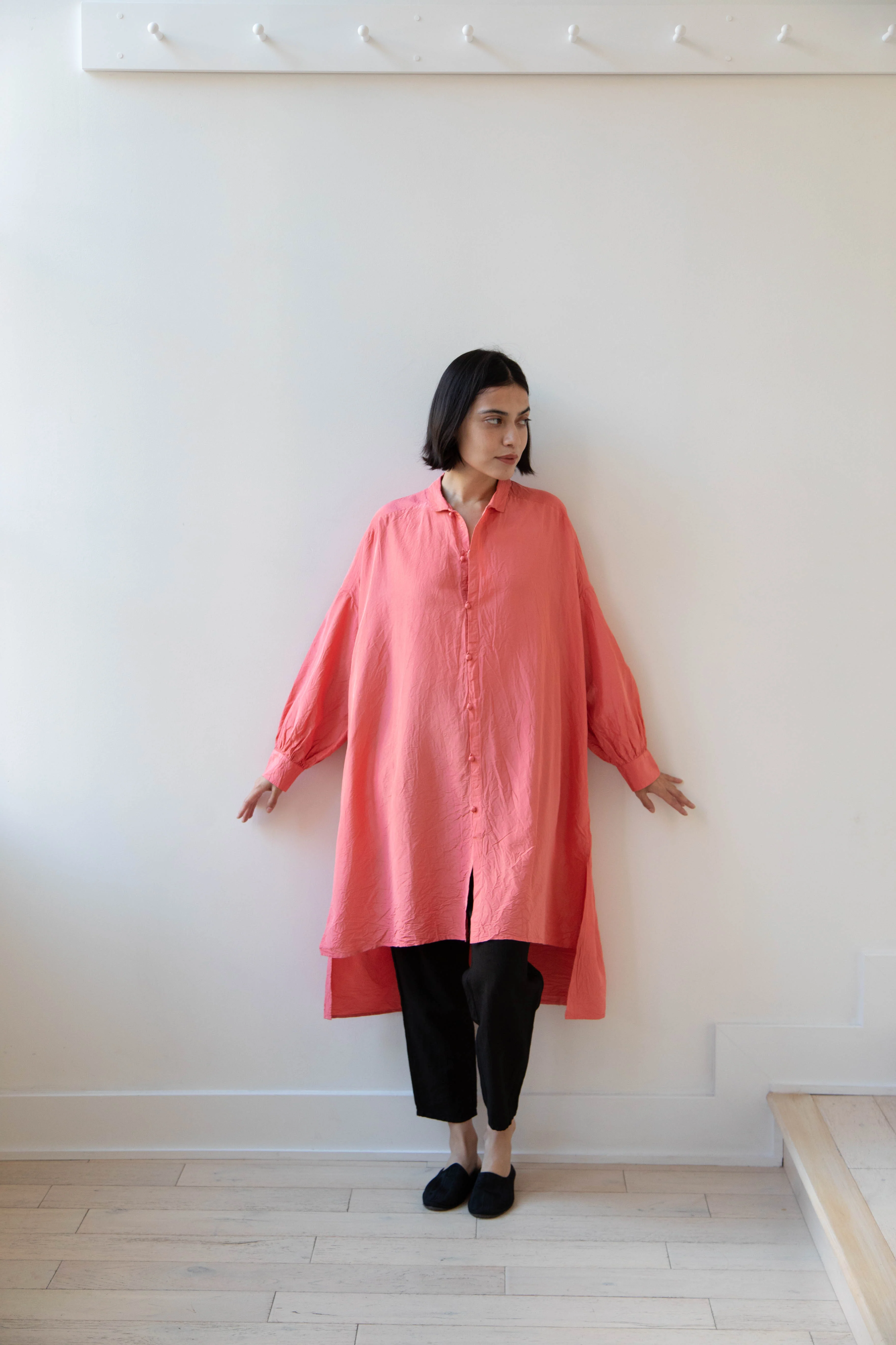 Risa Nakamura | Shirt "L" in Washed Silk - Image 13