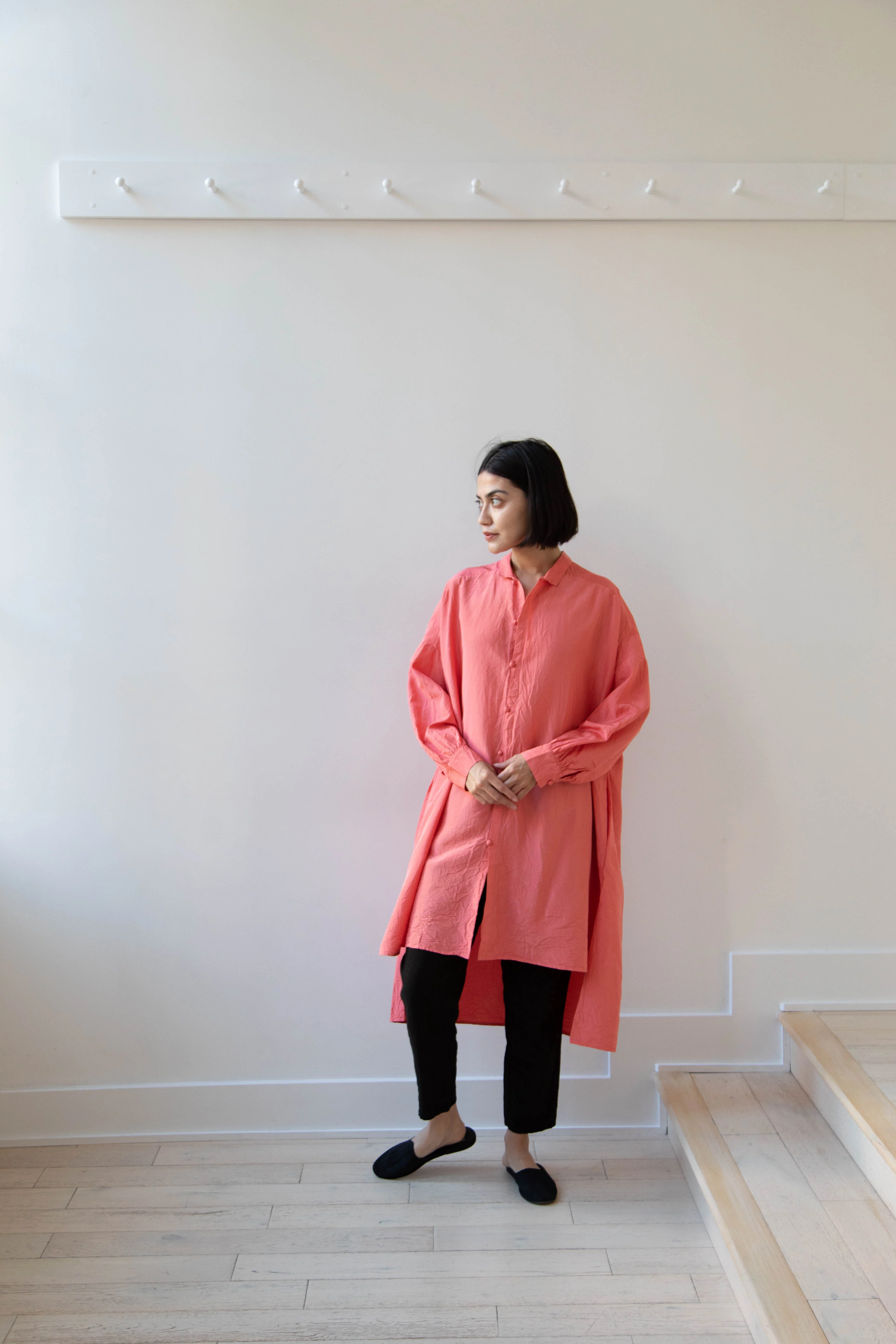 Risa Nakamura | Shirt "L" in Washed Silk - Image 14