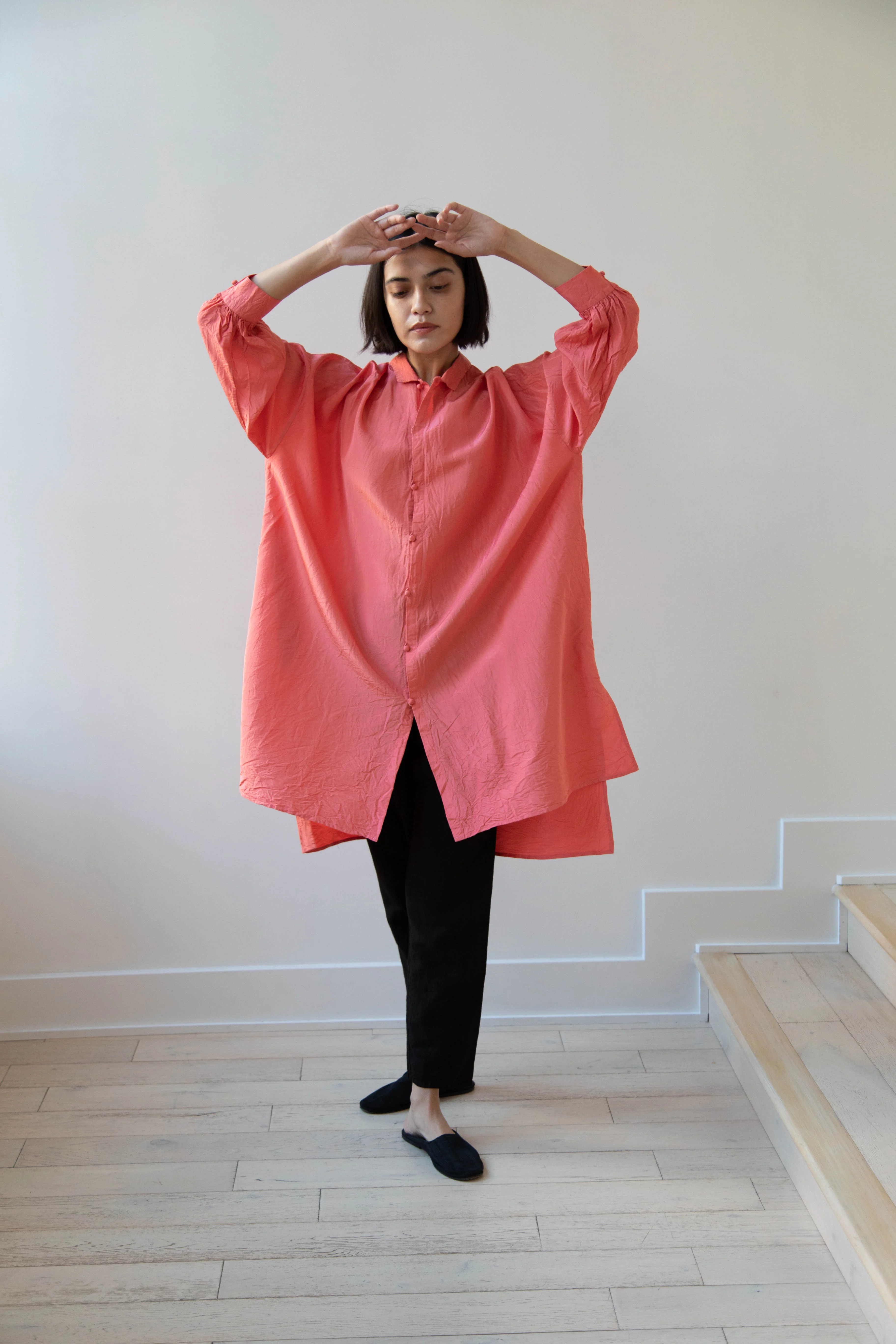 Risa Nakamura | Shirt "L" in Washed Silk - Image 18