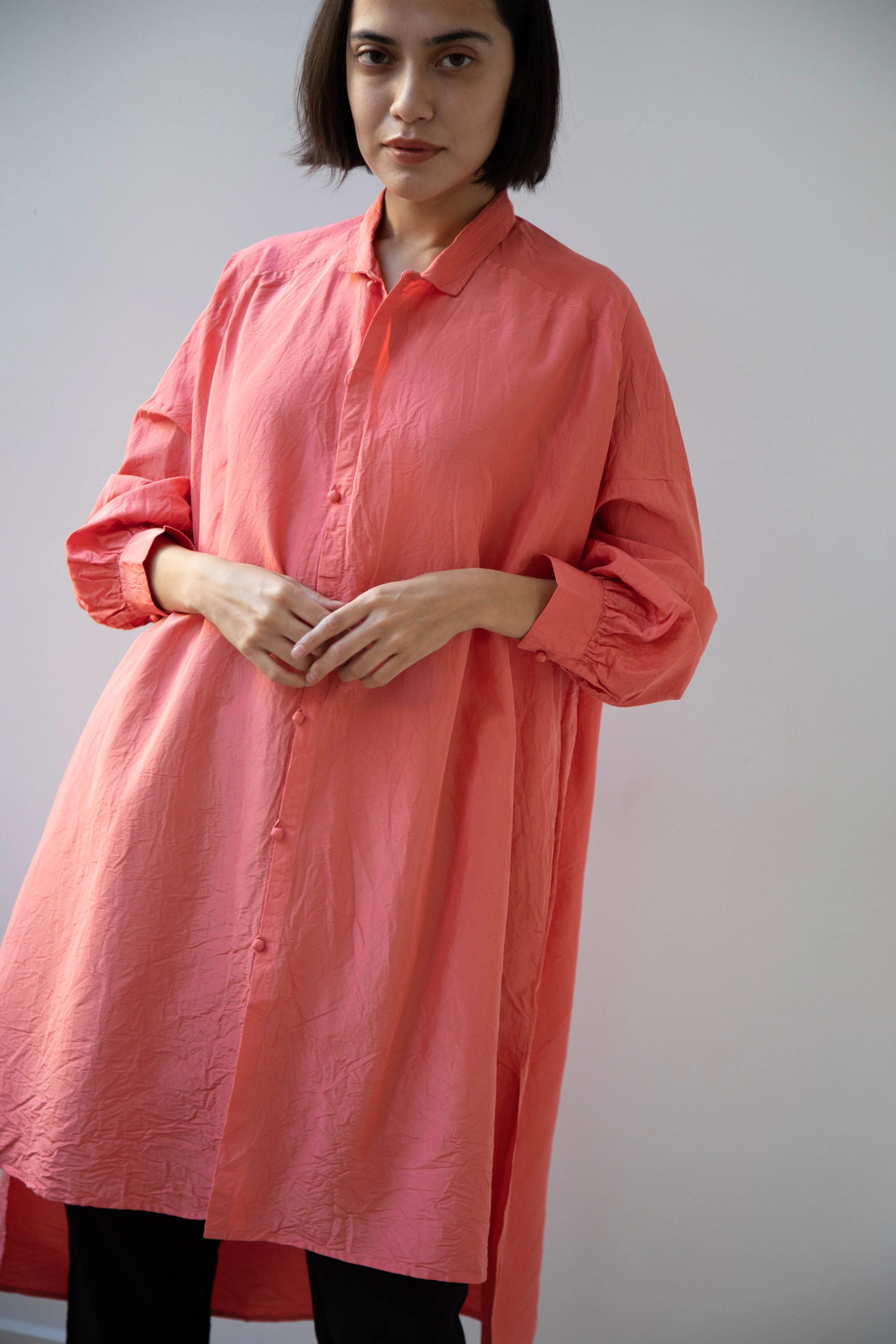 Risa Nakamura | Shirt "L" in Washed Silk - Image 20