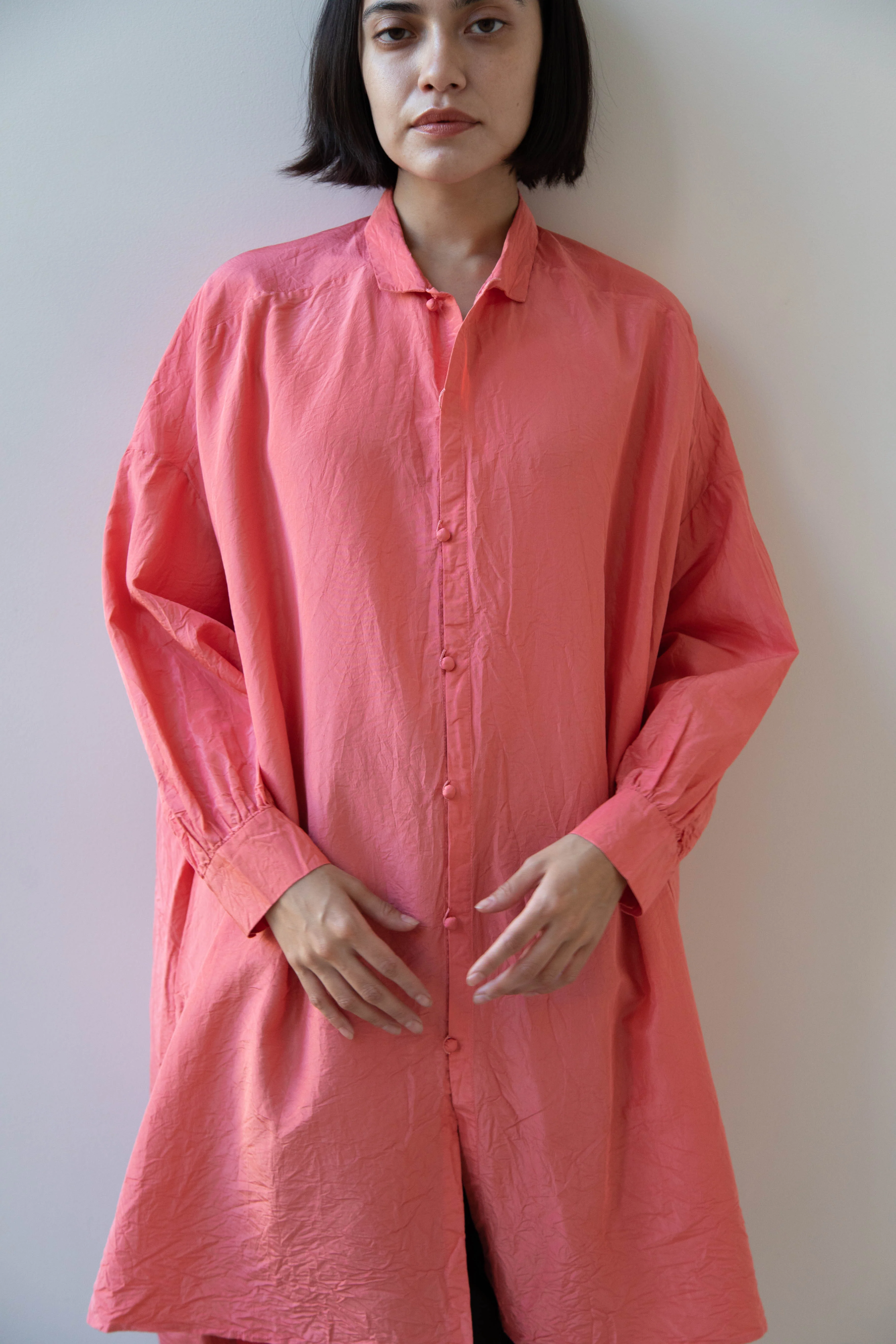 Risa Nakamura | Shirt "L" in Washed Silk - Image 23