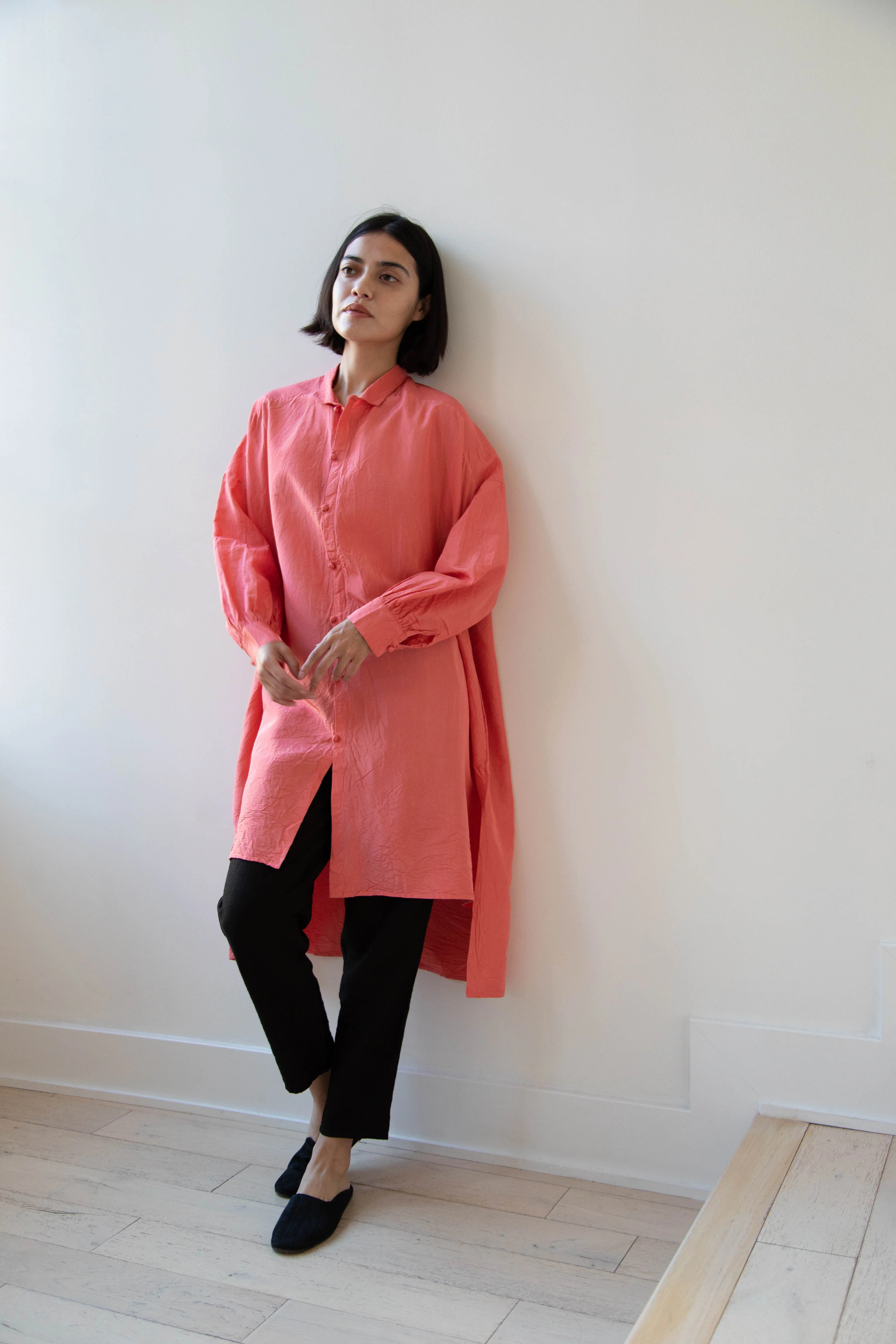 Risa Nakamura | Shirt "L" in Washed Silk - Image 33