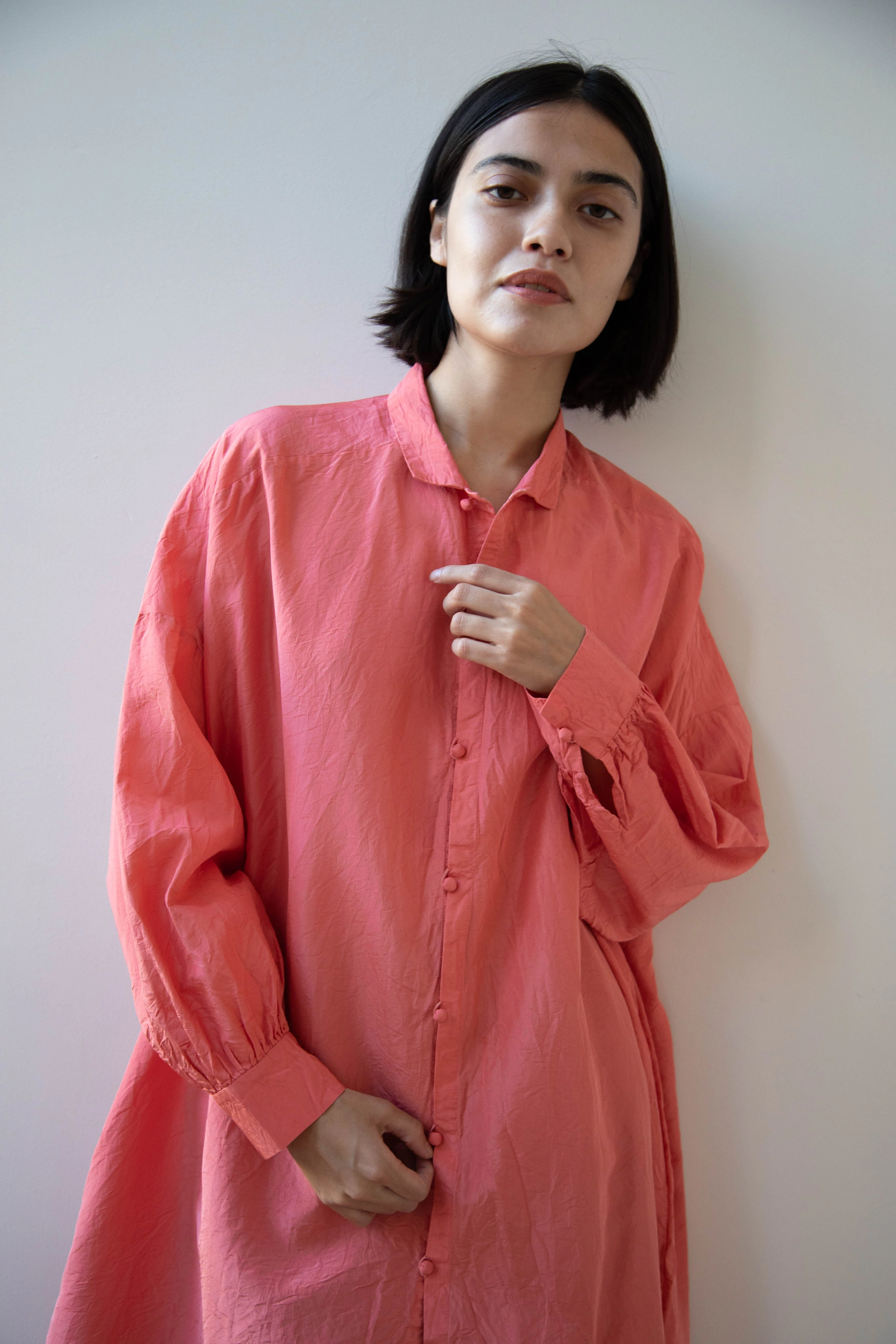 Risa Nakamura | Shirt "L" in Washed Silk - Image 34
