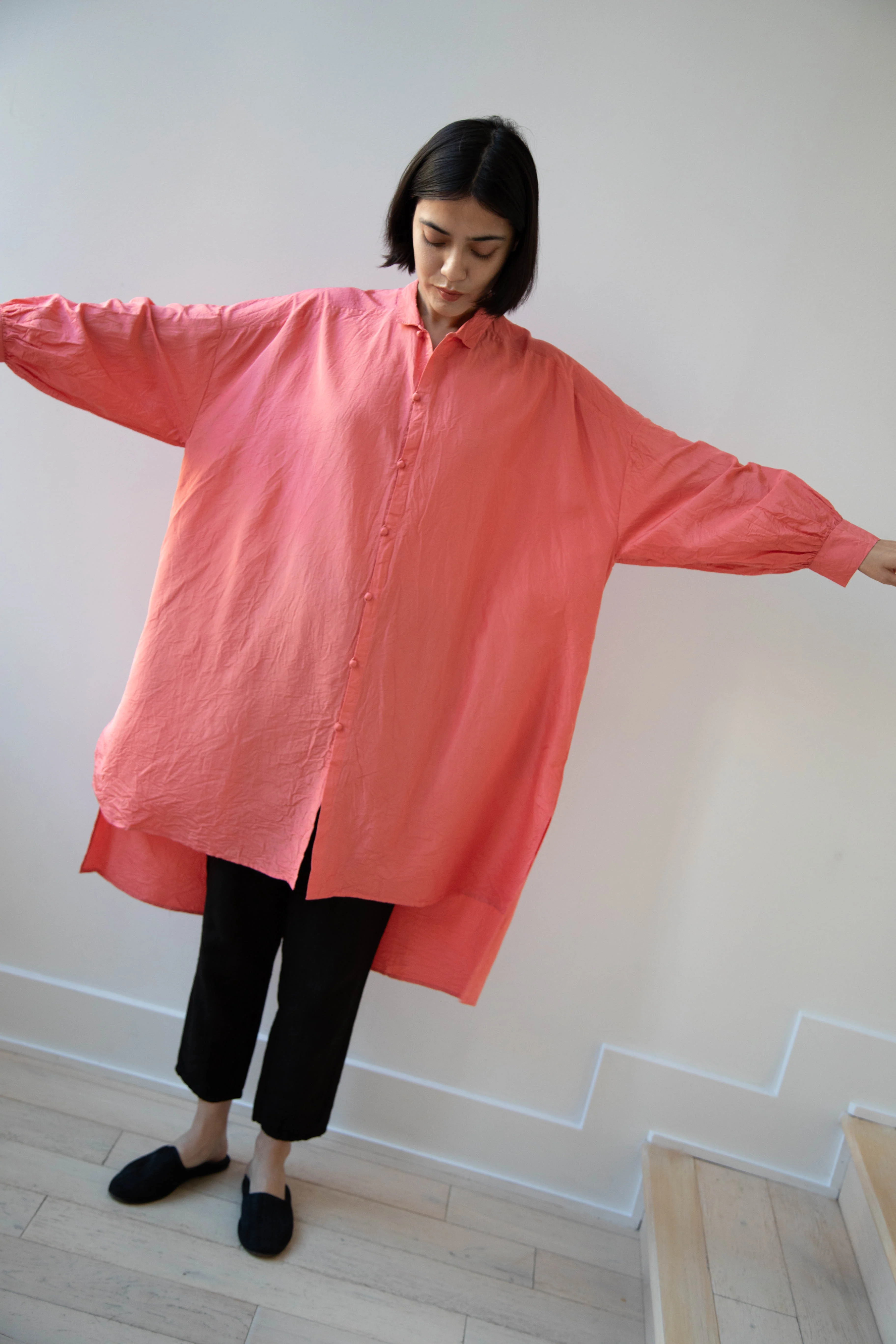 Risa Nakamura | Shirt "L" in Washed Silk - Image 37