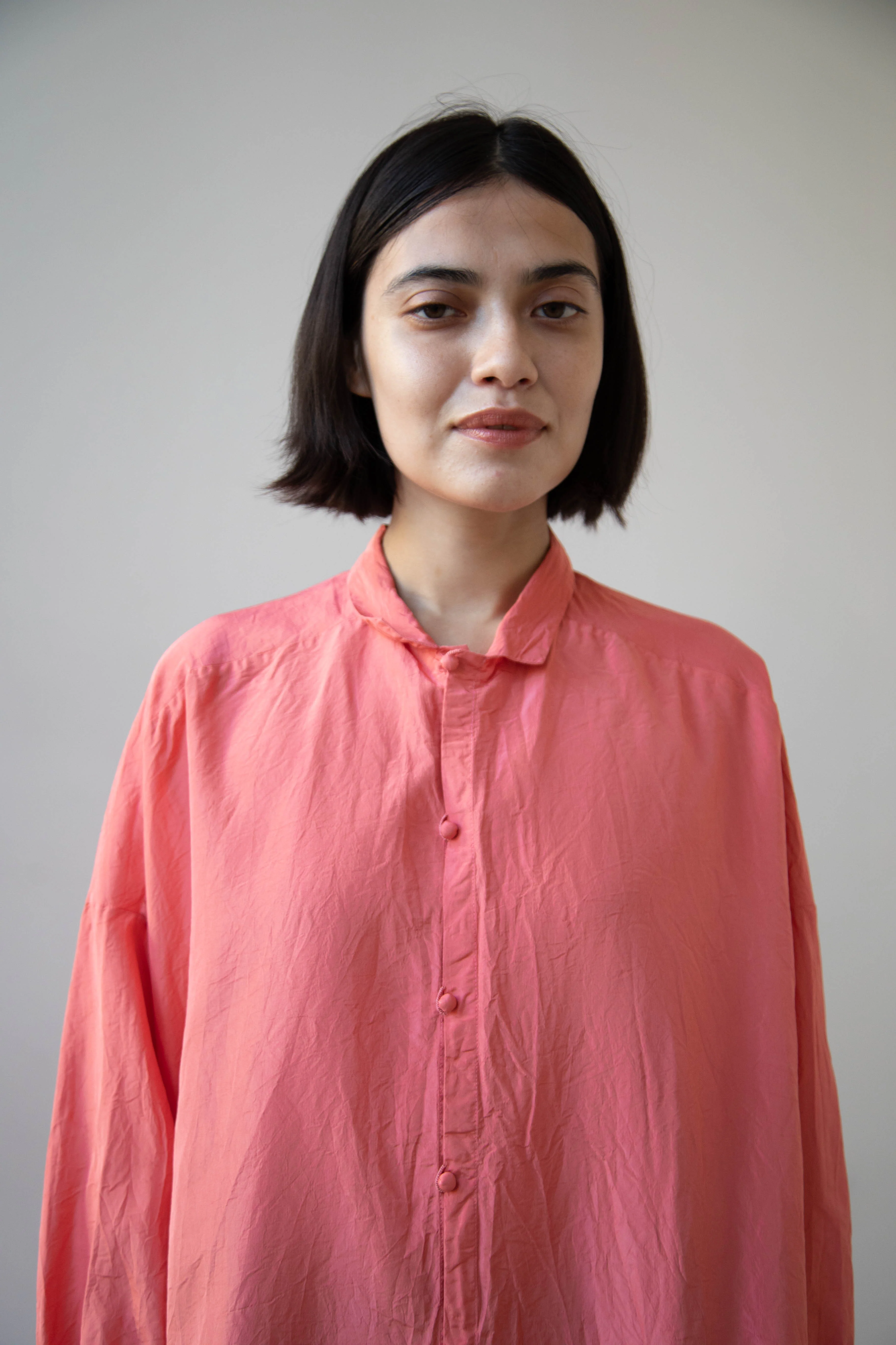 Risa Nakamura | Shirt "L" in Washed Silk - Image 45