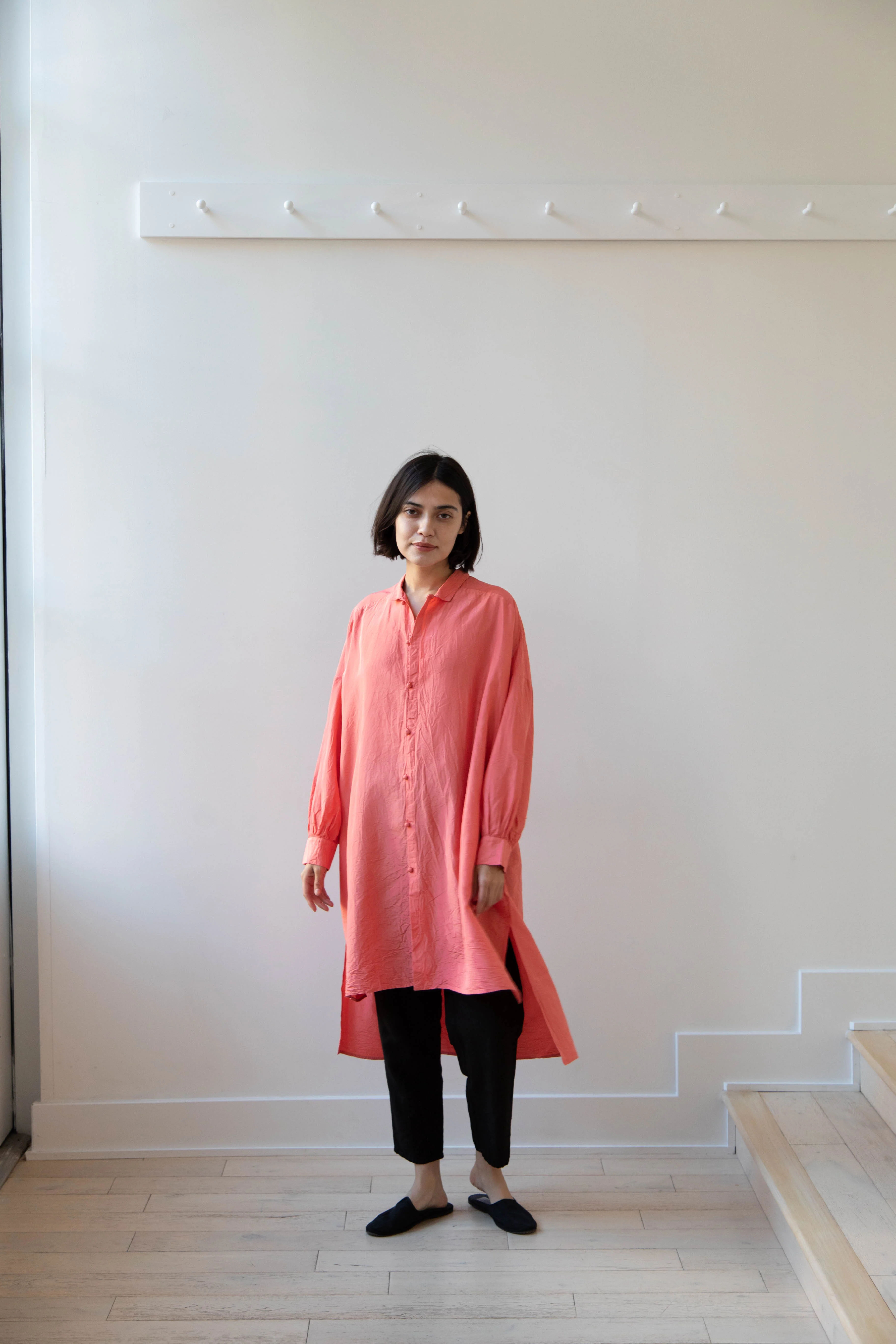Risa Nakamura | Shirt "L" in Washed Silk - Image 5