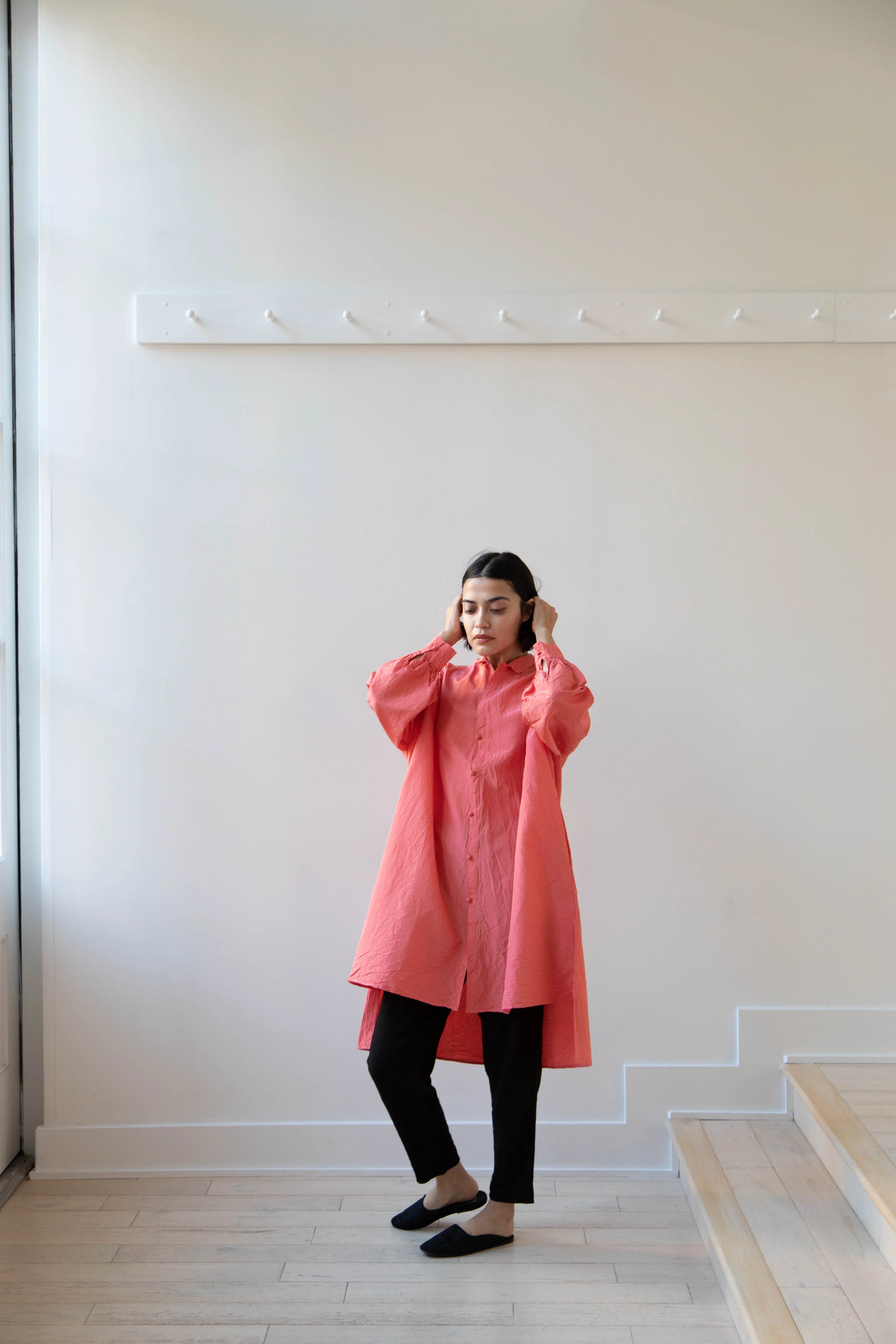 Risa Nakamura | Shirt "L" in Washed Silk - Image 6