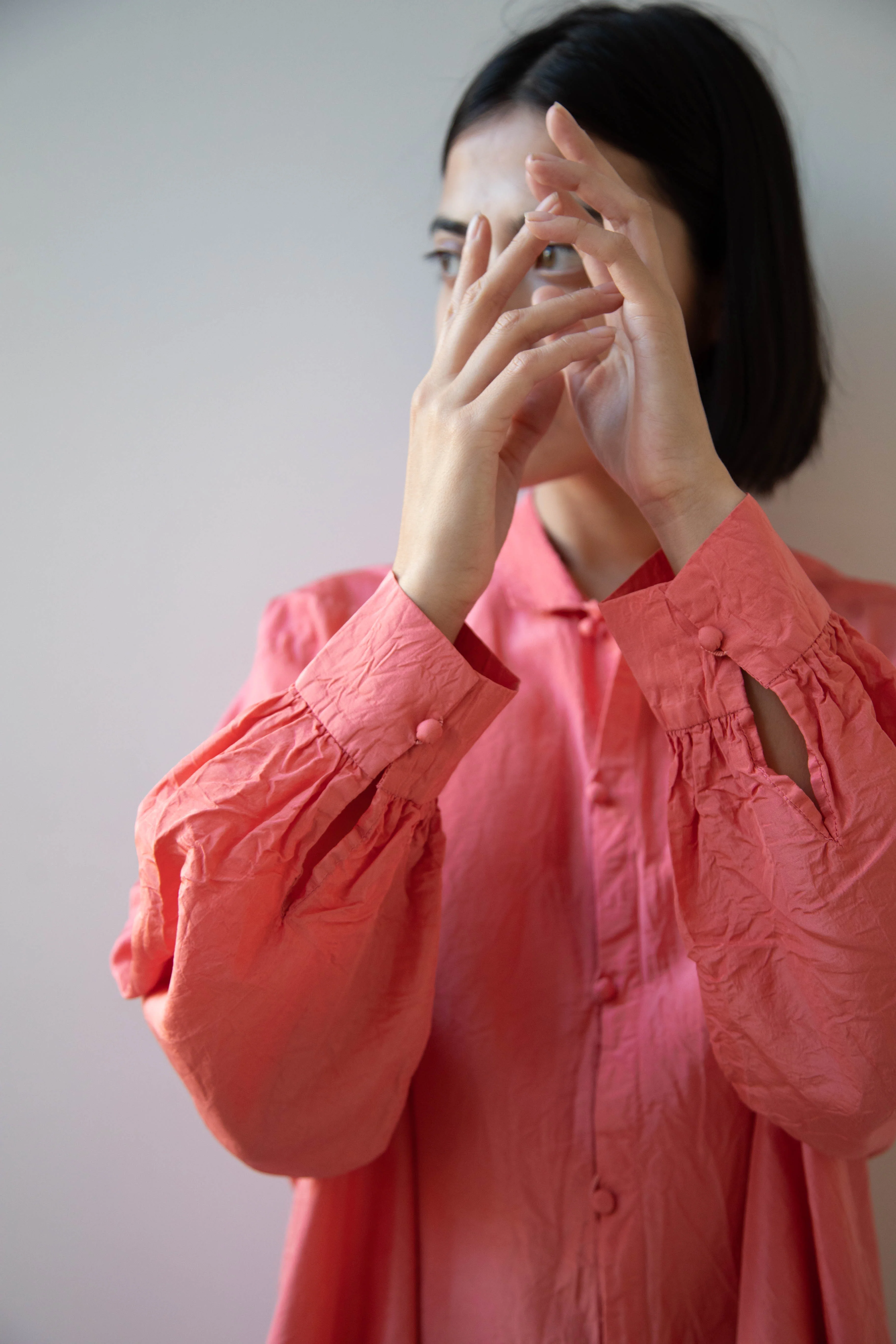 Risa Nakamura | Shirt "L" in Washed Silk - Image 7