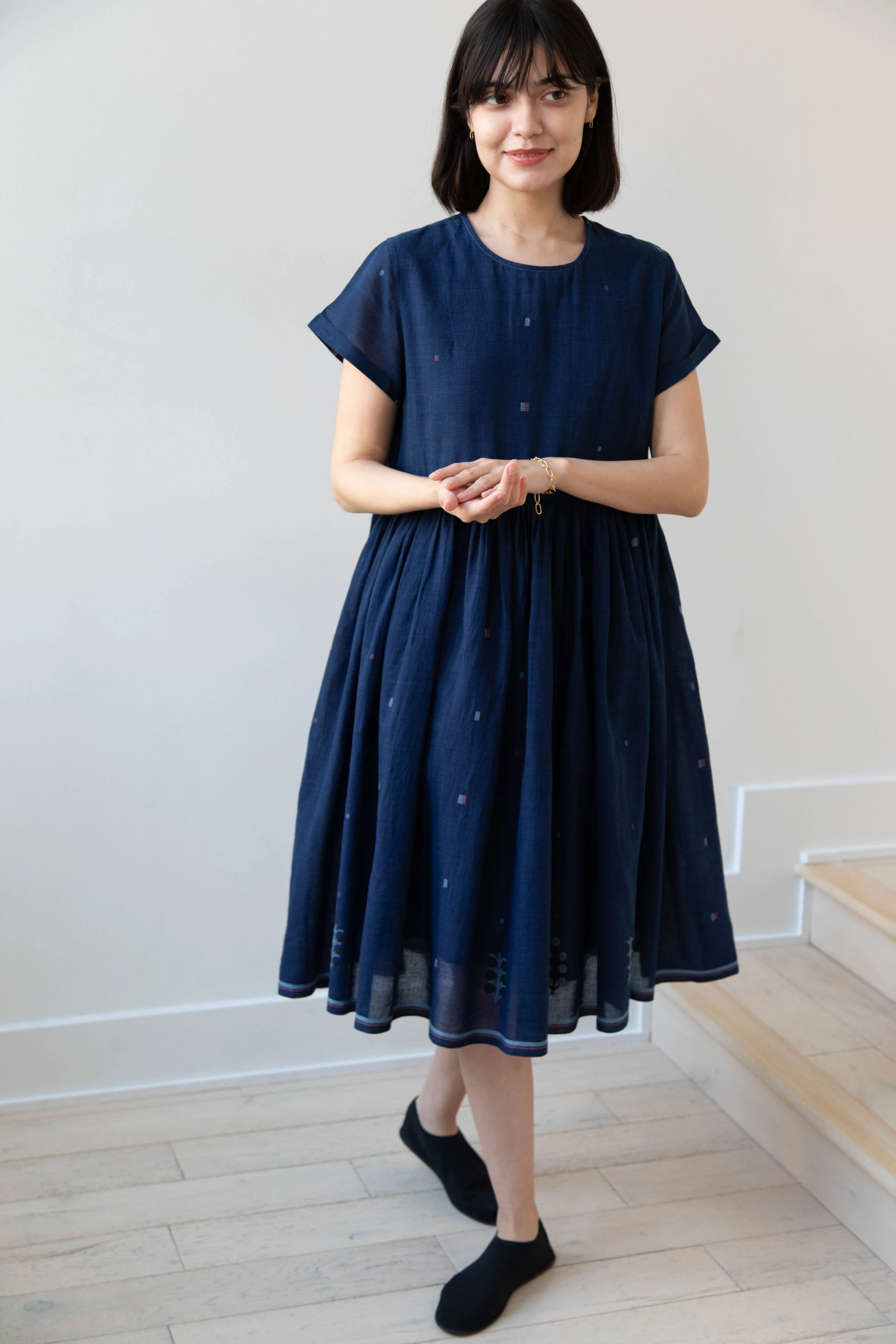 Rubia & Neel | Meryl Dress in Garden Jamdani