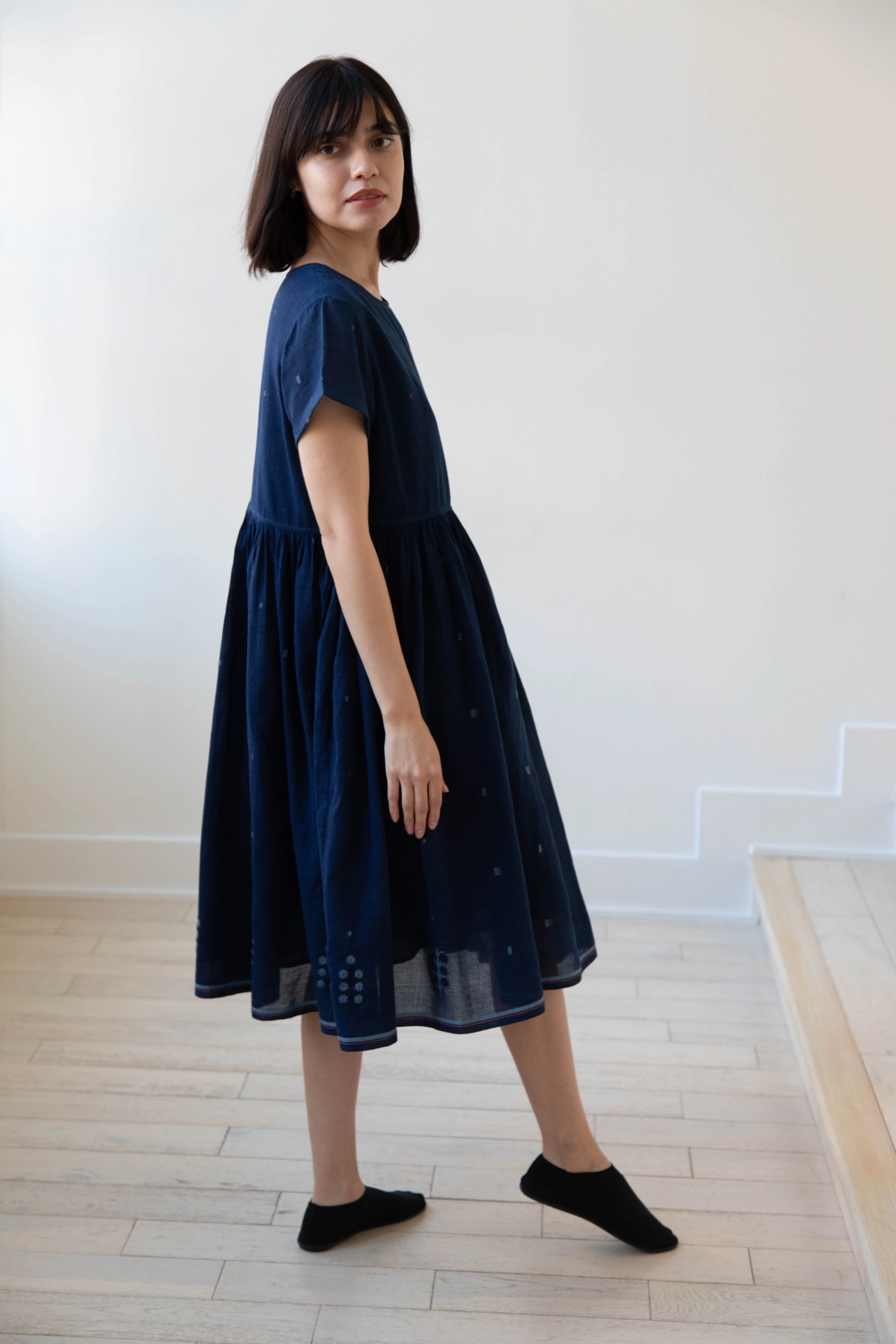 Rubia & Neel | Meryl Dress in Garden Jamdani - Image 10
