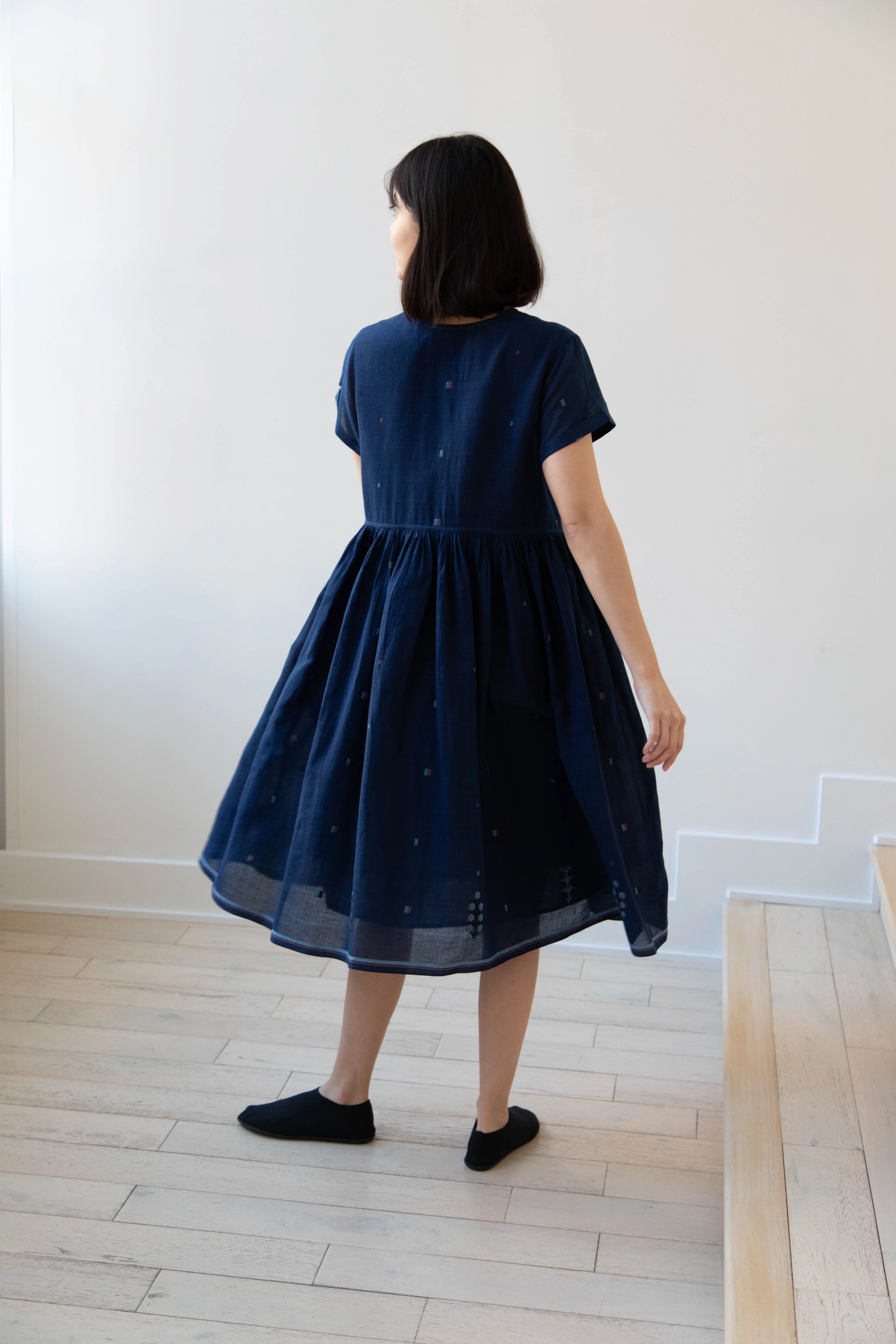 Rubia & Neel | Meryl Dress in Garden Jamdani - Image 12