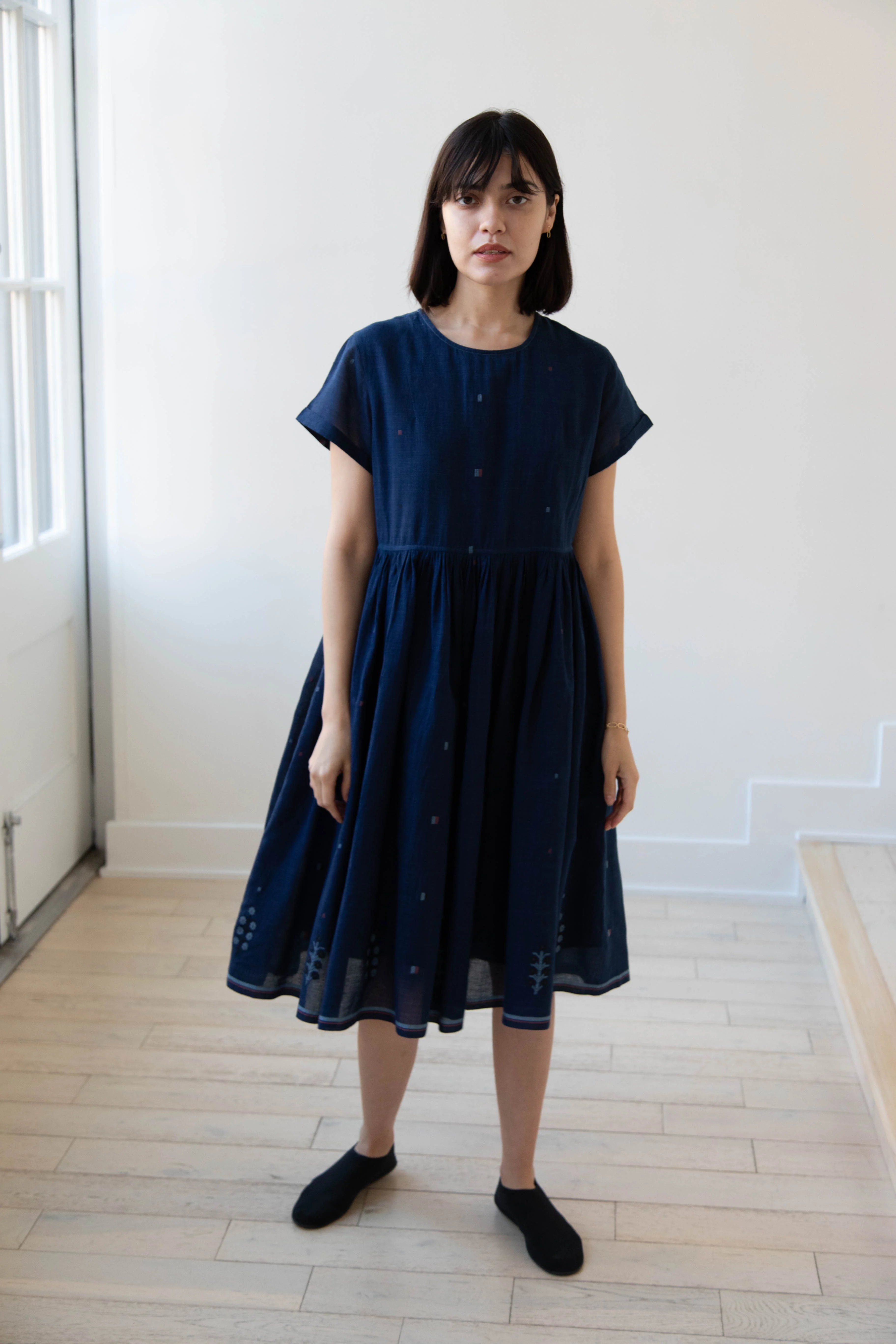 Rubia & Neel | Meryl Dress in Garden Jamdani - Image 13
