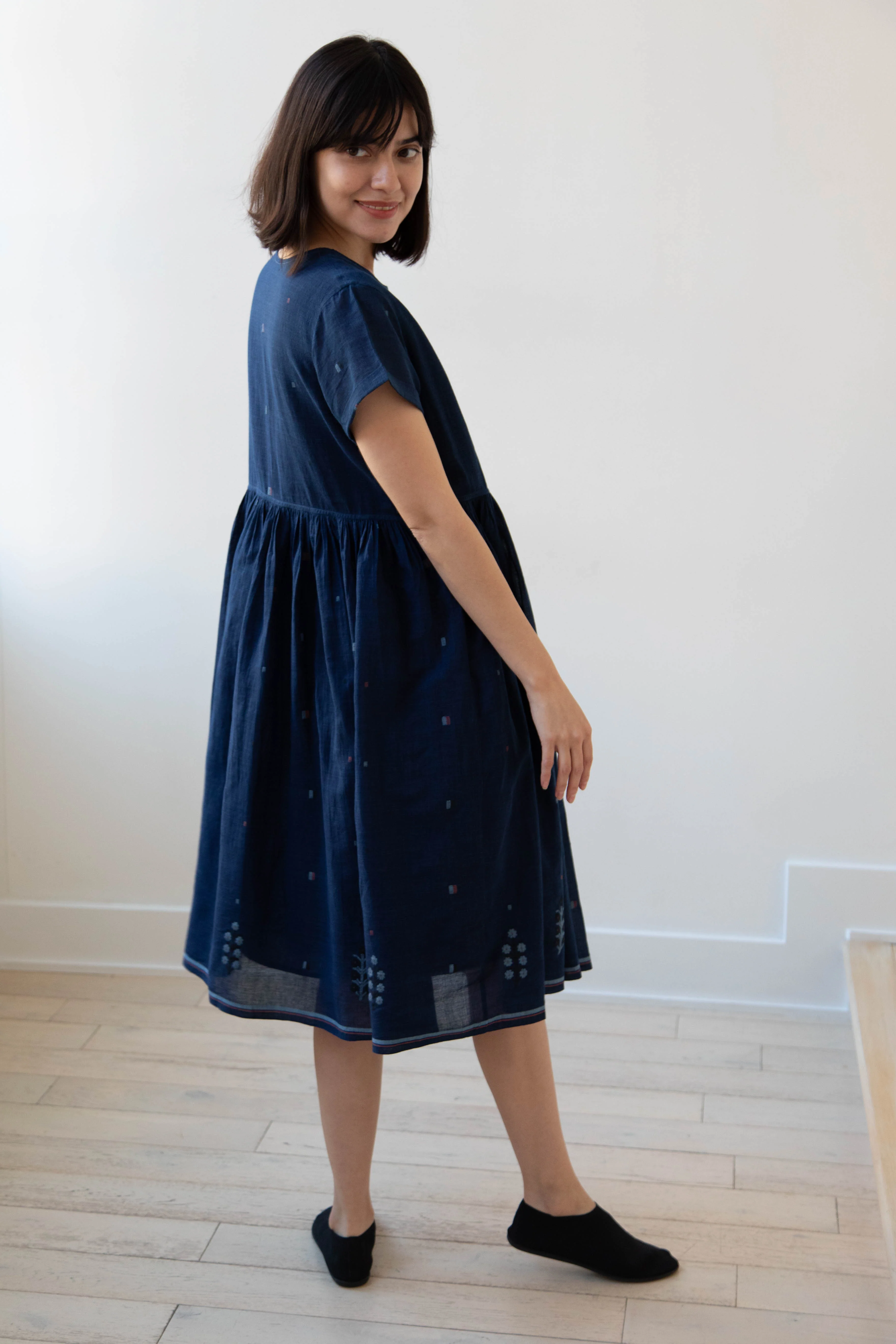 Rubia & Neel | Meryl Dress in Garden Jamdani - Image 14