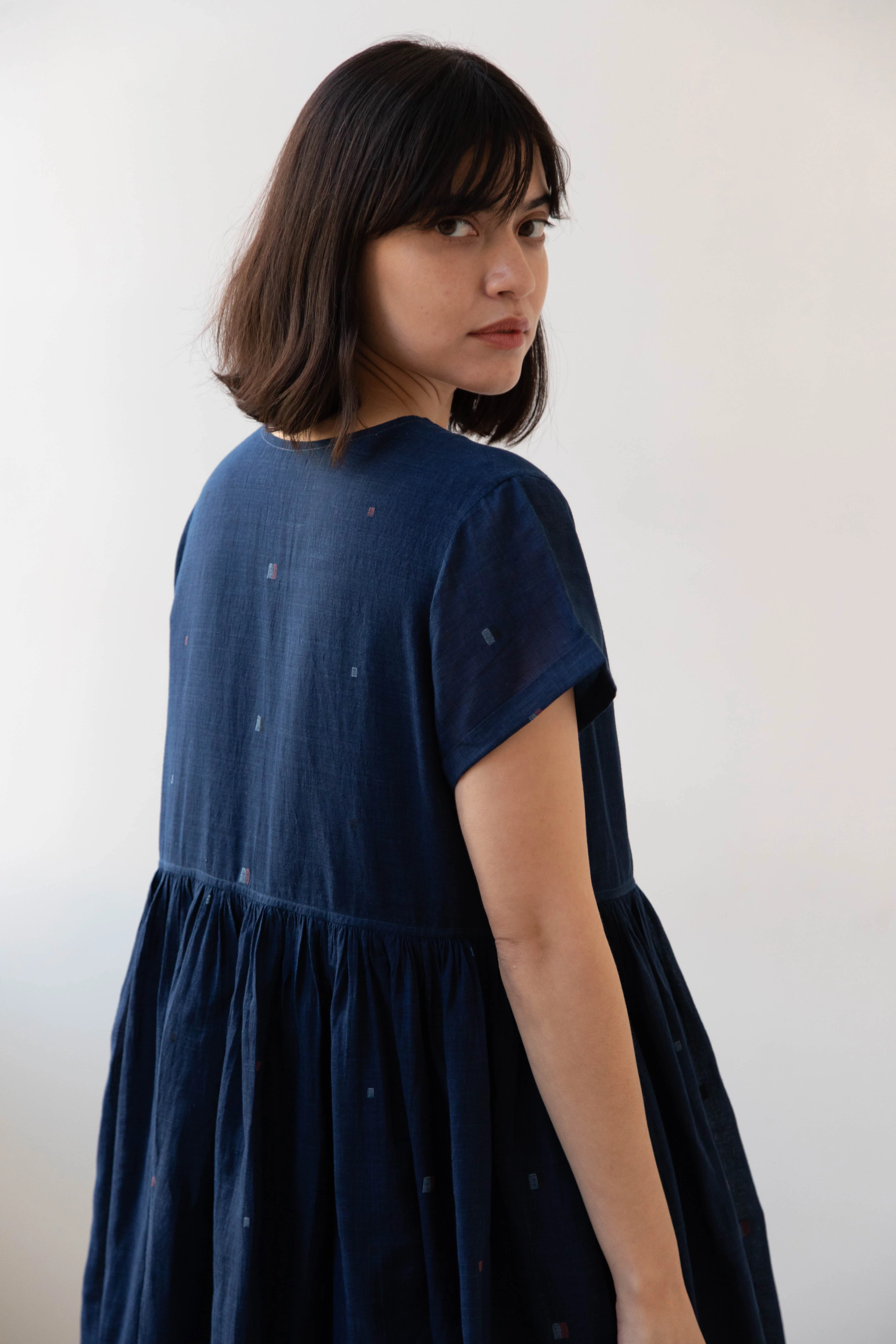 Rubia & Neel | Meryl Dress in Garden Jamdani - Image 16