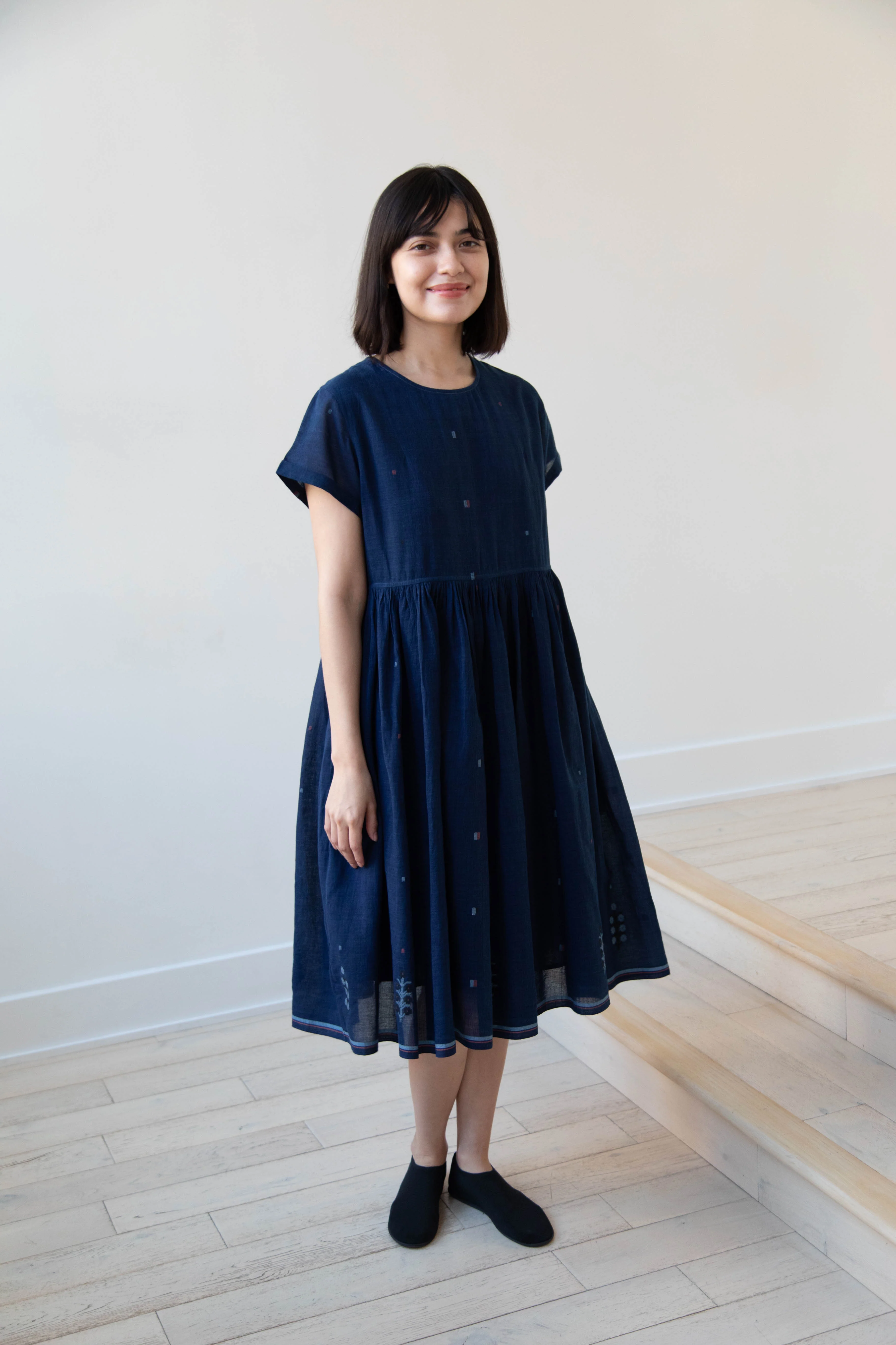Rubia & Neel | Meryl Dress in Garden Jamdani - Image 17
