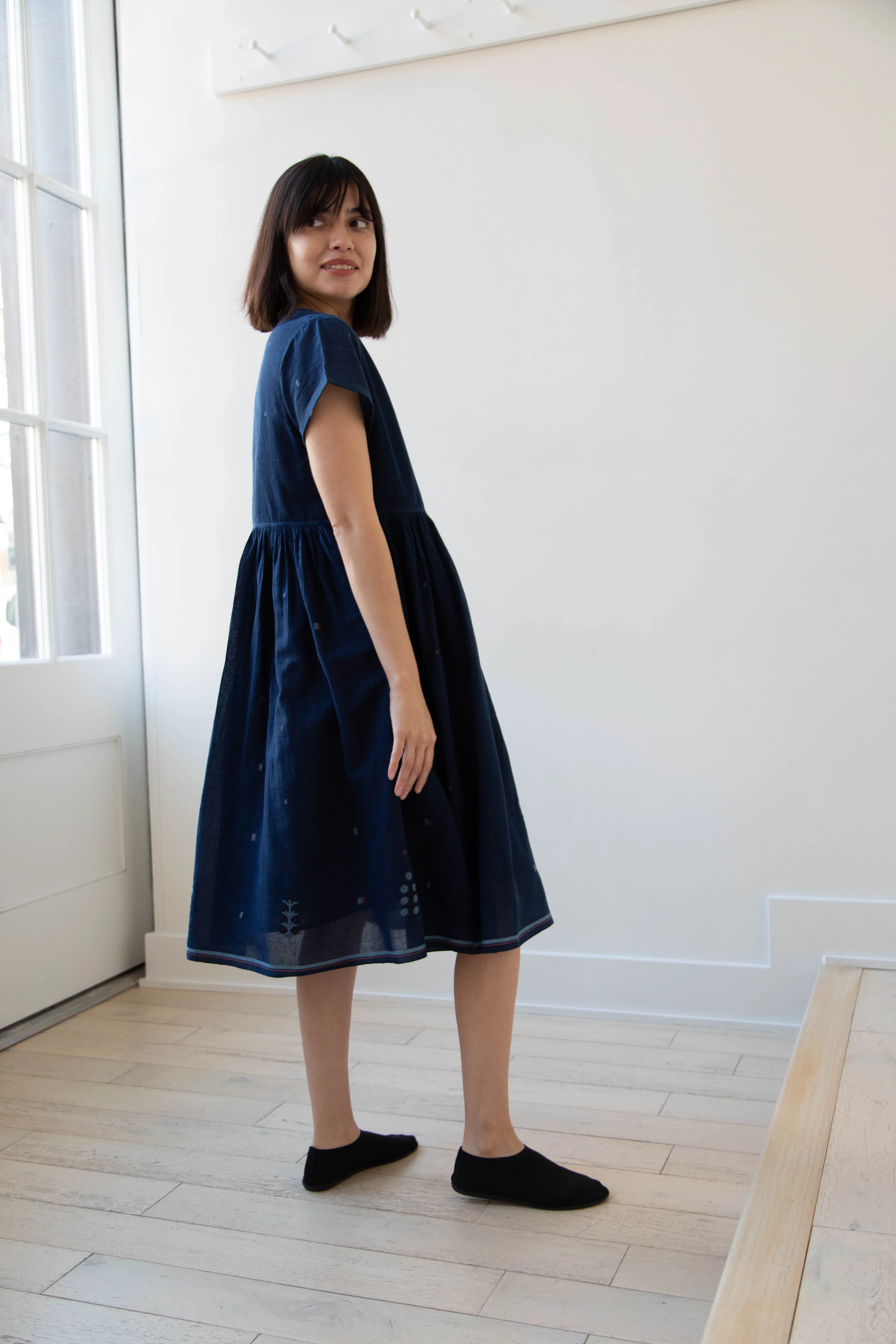 Rubia & Neel | Meryl Dress in Garden Jamdani - Image 19