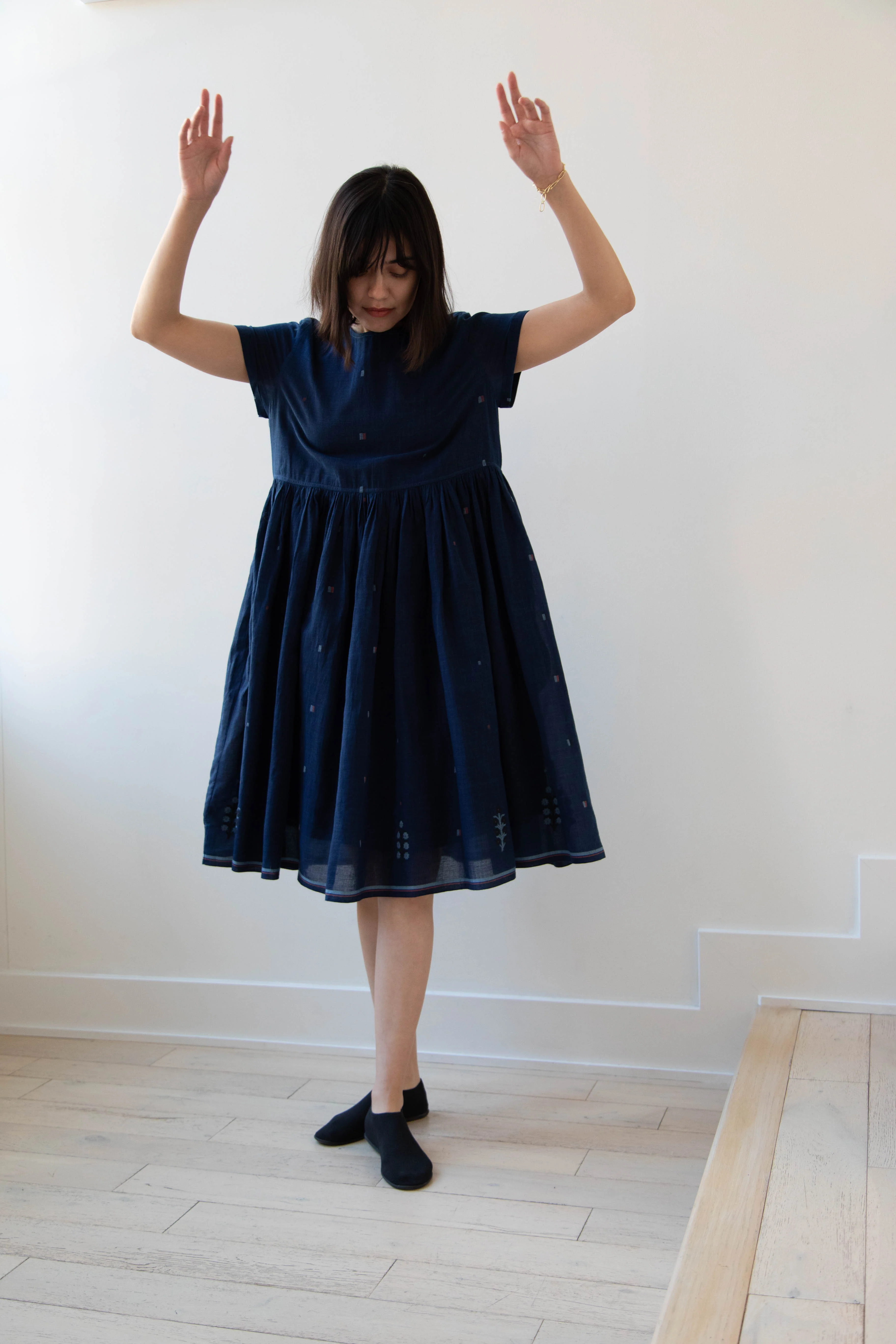 Rubia & Neel | Meryl Dress in Garden Jamdani - Image 22