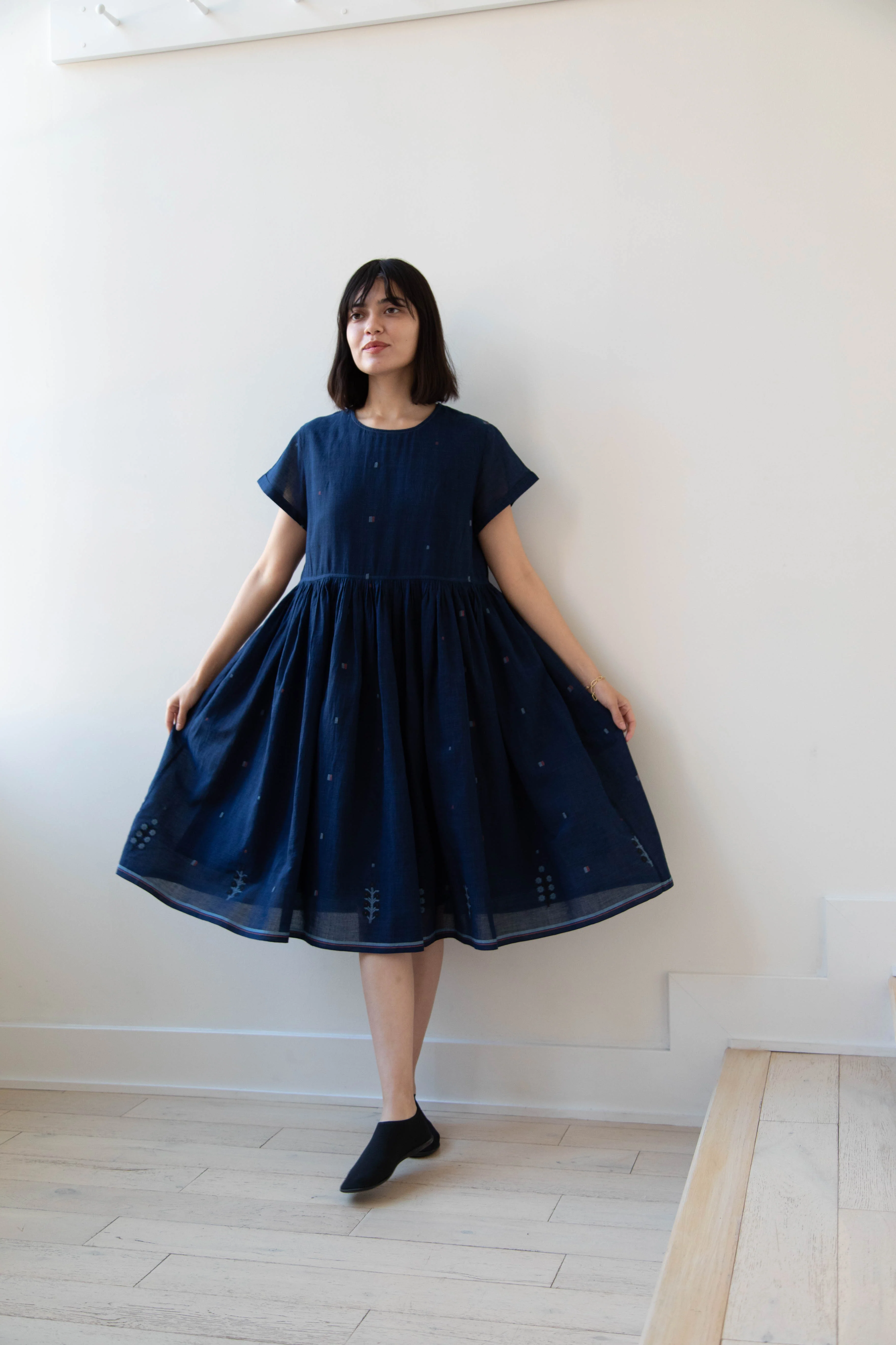Rubia & Neel | Meryl Dress in Garden Jamdani - Image 23