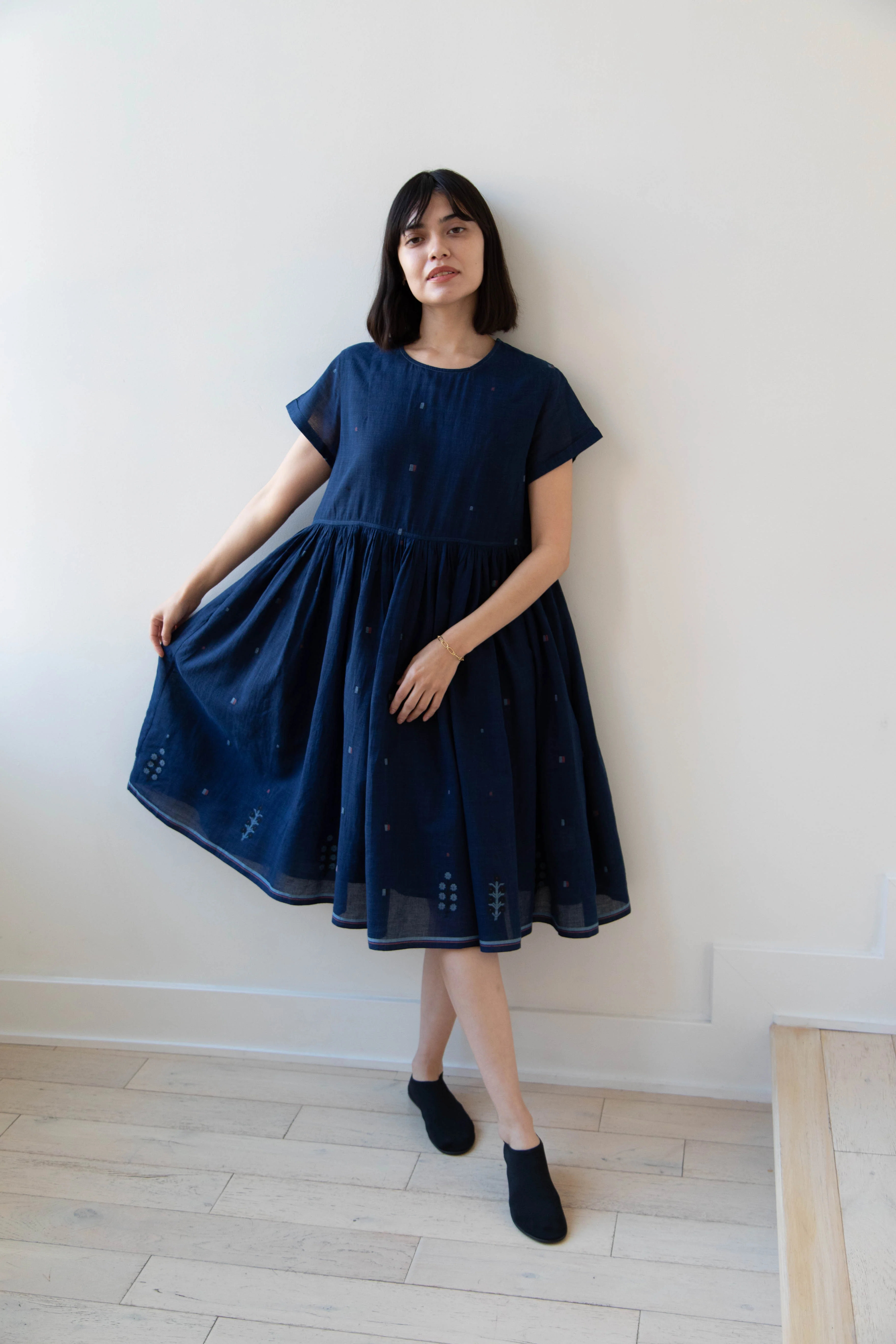 Rubia & Neel | Meryl Dress in Garden Jamdani - Image 24